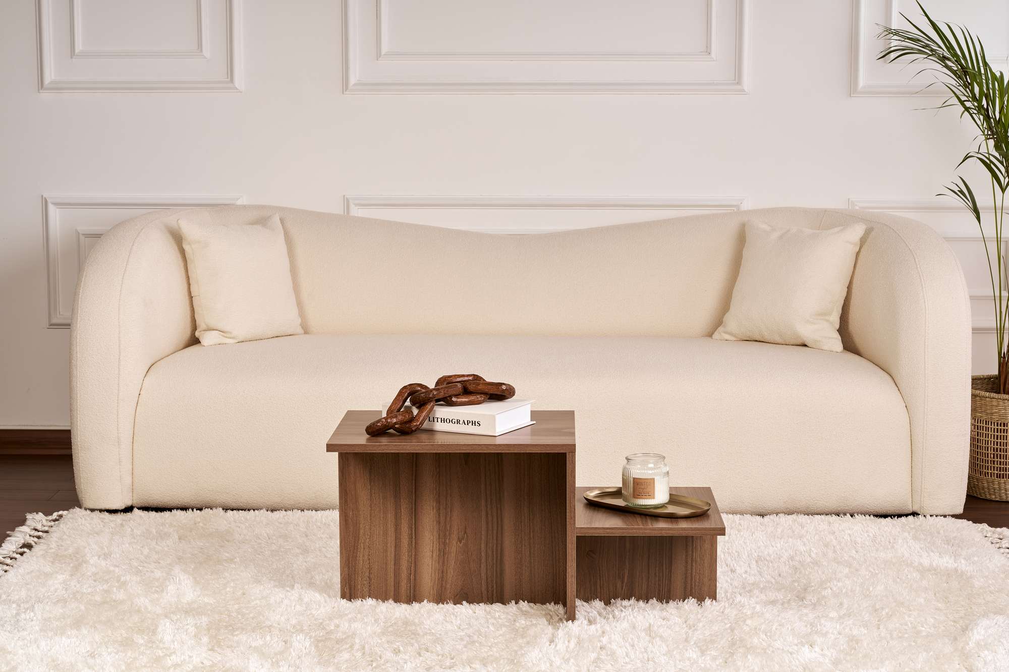 Rani Home Orta Sehpa Venezia Ceviz 80Cm AB-5258