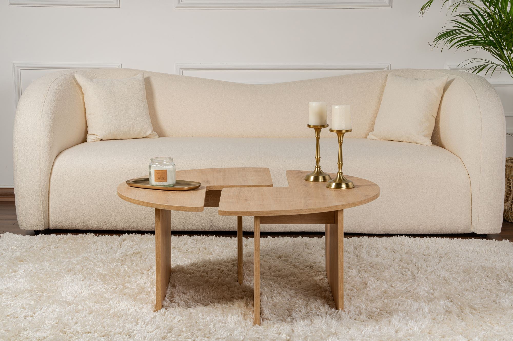 Rani Home Orta Sehpa Meşe 90Cm AB-5374