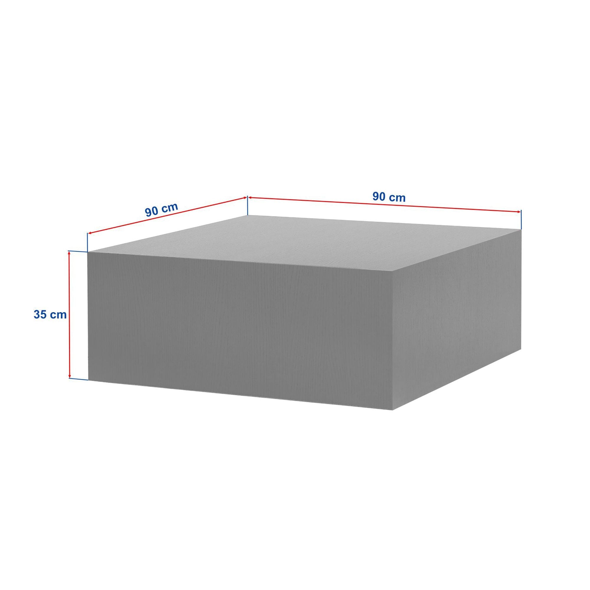 Rani Home Orta Sehpa Ahşap Desenli Siyah 90 Cm AB-5284