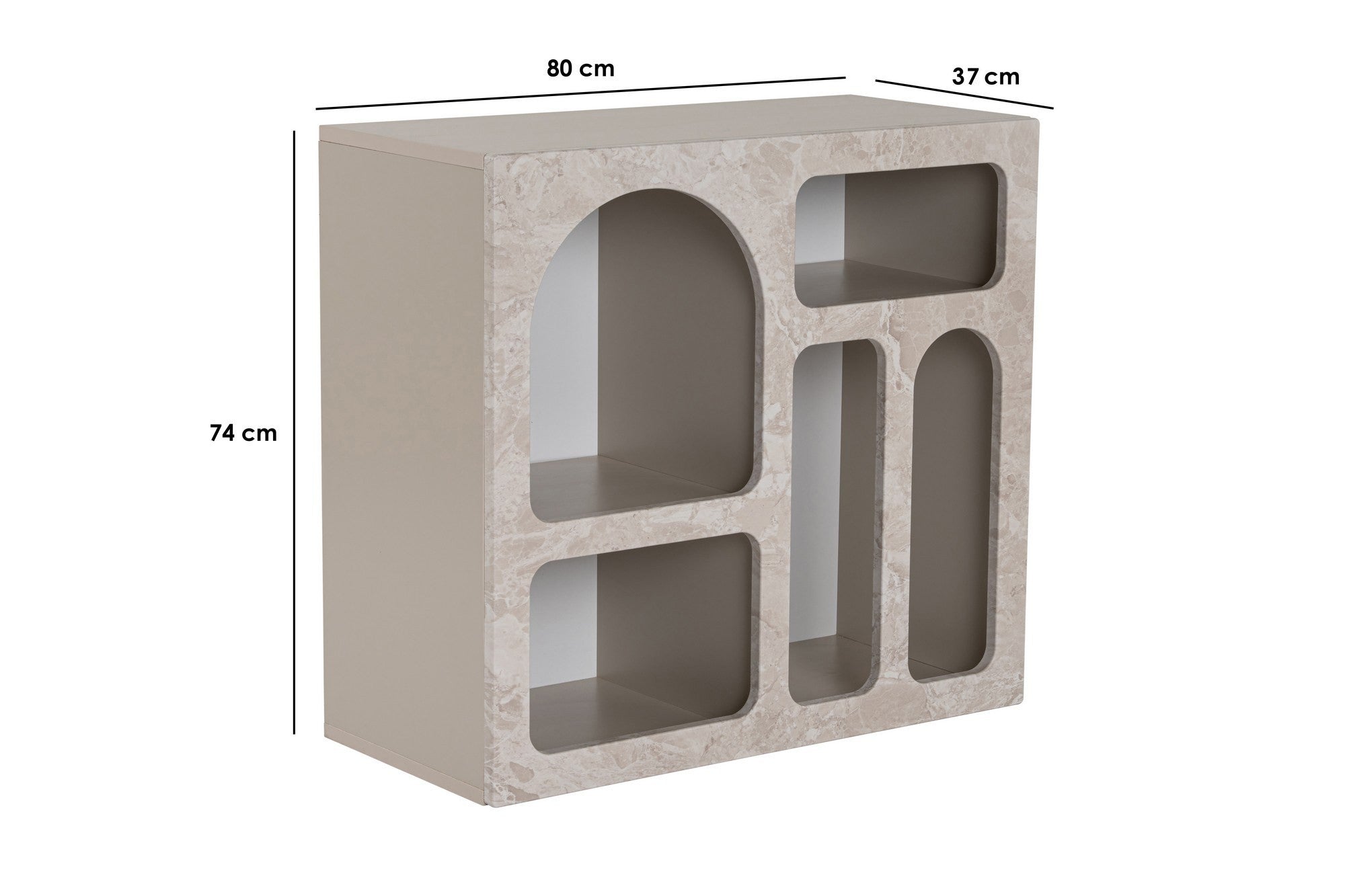 Rani Home Konsol Kumtaşı - Mermer Desen 80 Cm GD-5332