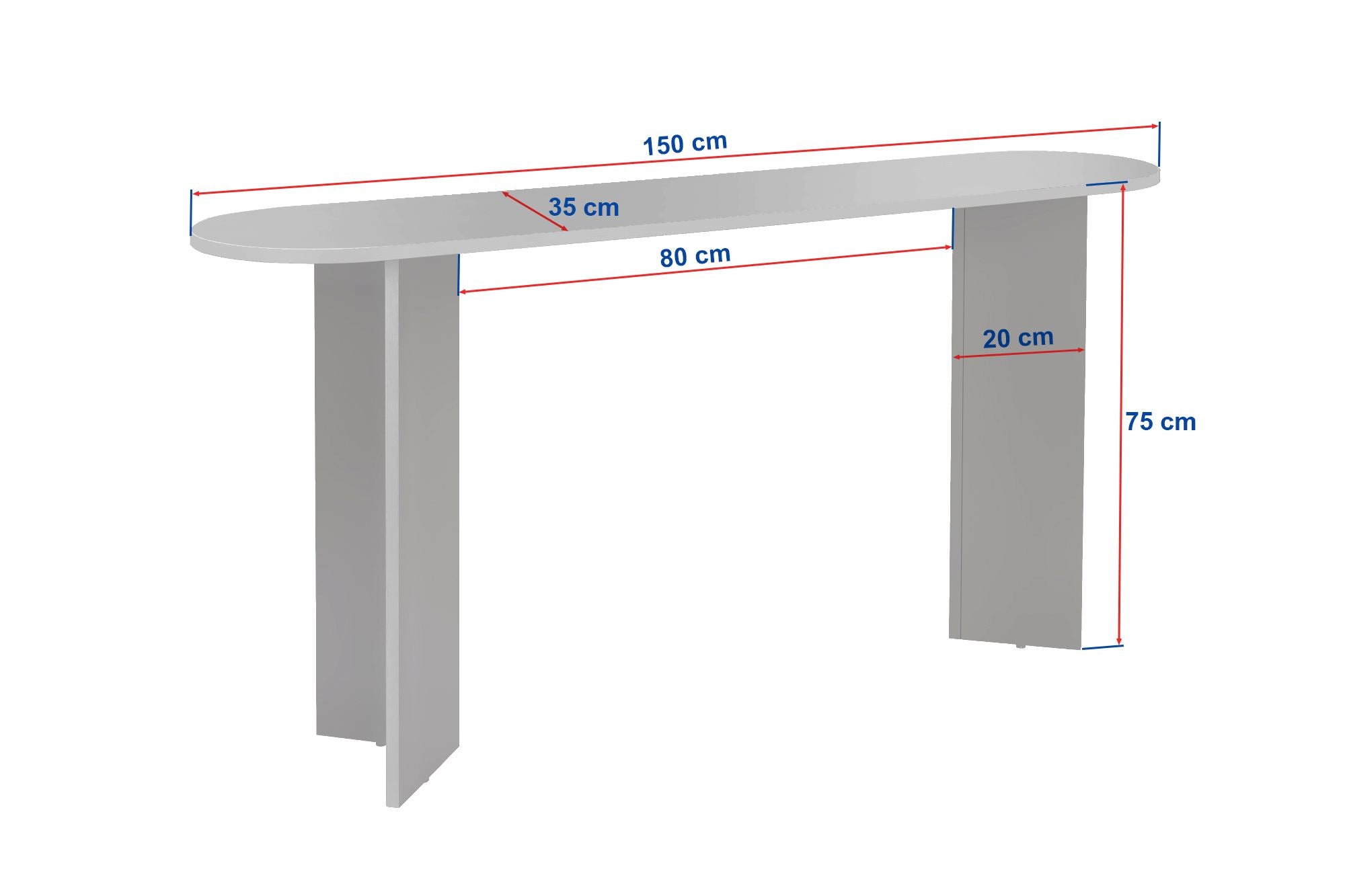 Rani Home Dresuar Beyaz 150 Cm EG-5400