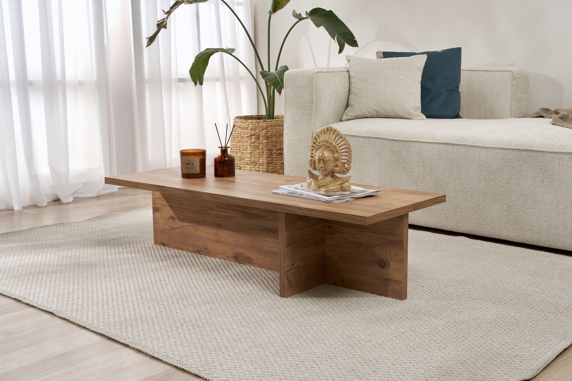 Rani Home Orta Sehpa Atlantik Çam 120Cm AB-5297