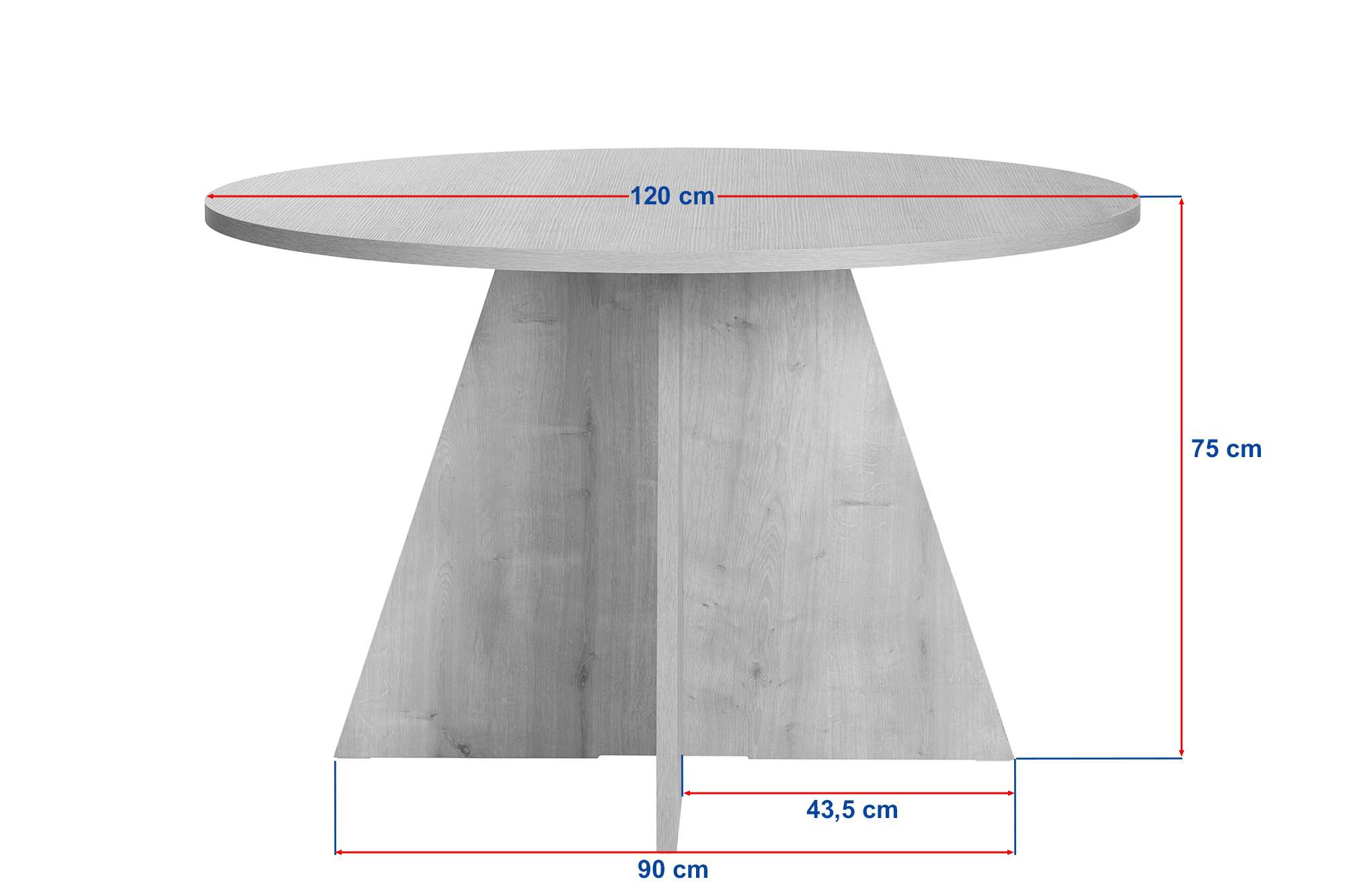 Rani Home Yemek Masası Atlantik Çam 120 Cm GA-5306