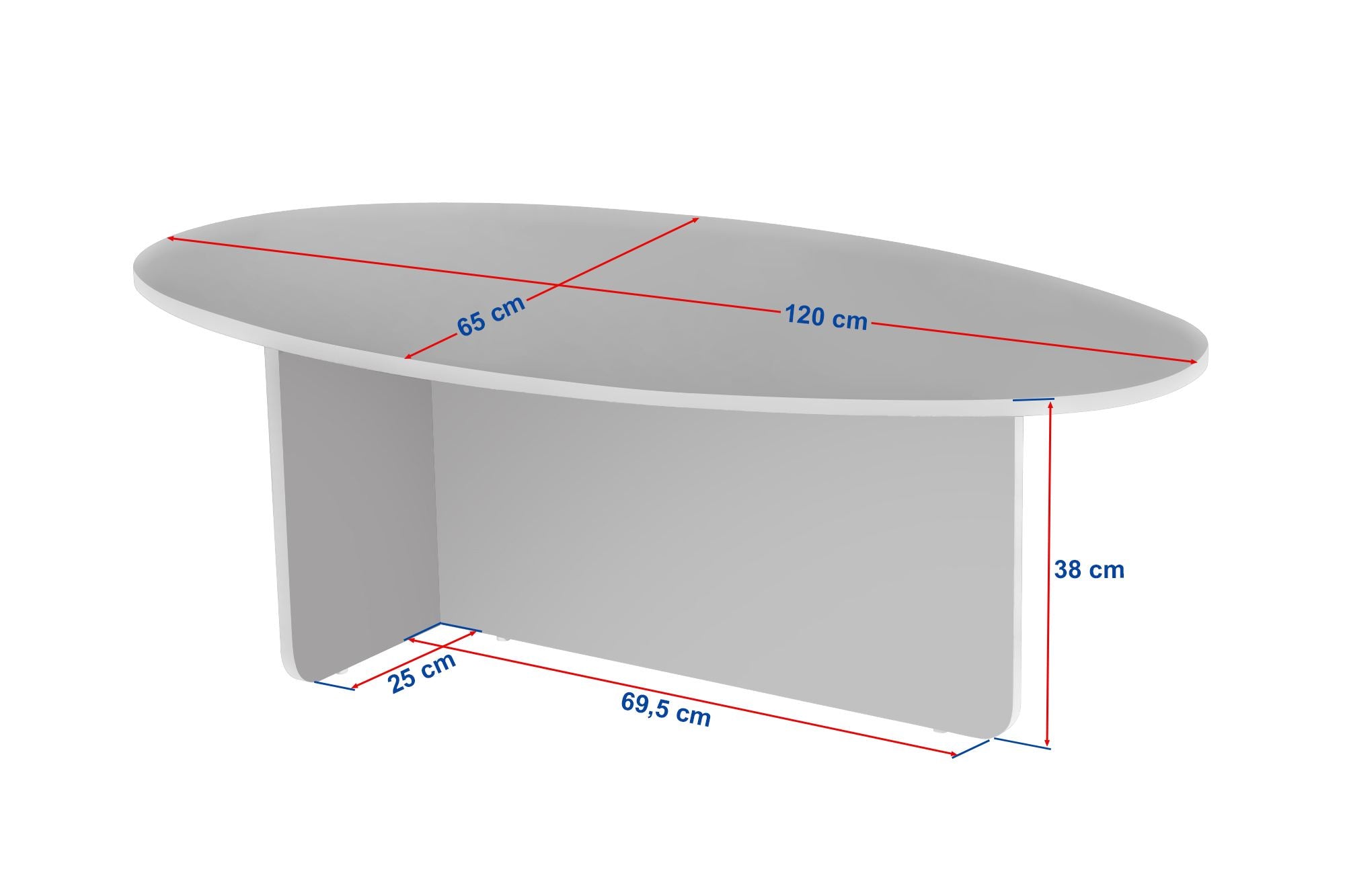 Rani Home Orta Sehpa Traverten 120 Cm AB-5405