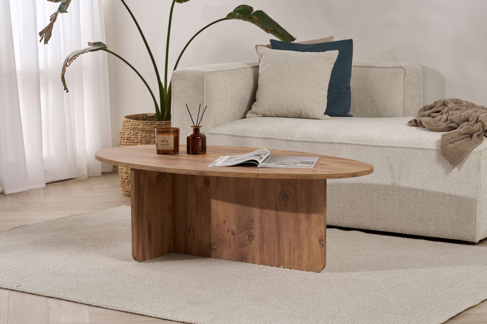 Rani Home Orta Sehpa Atlantik Çam 120Cm AB-5403