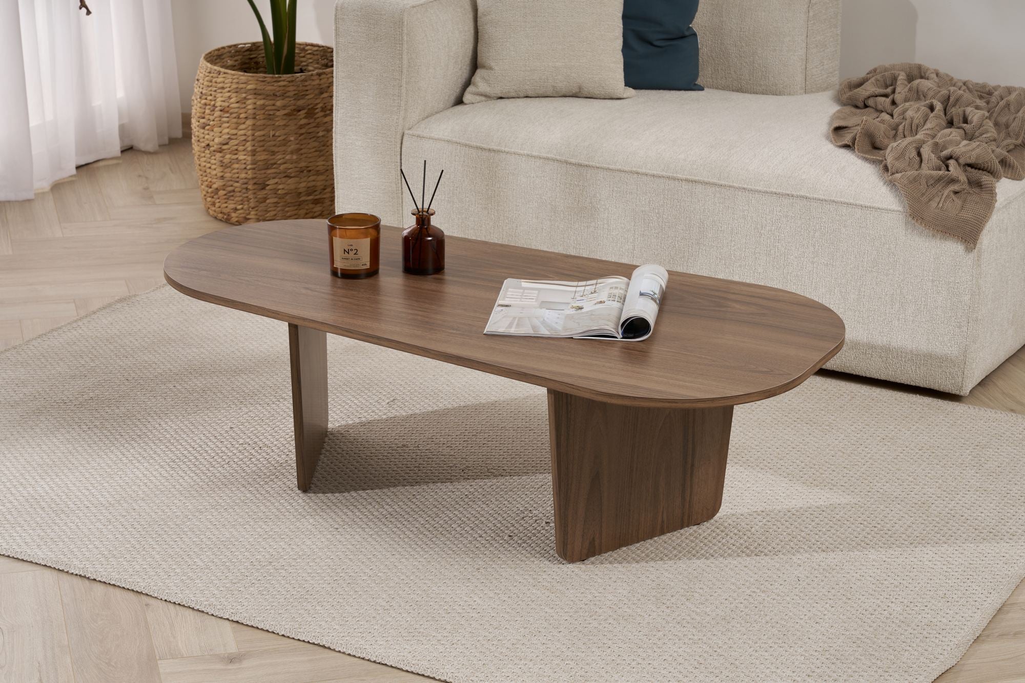 Rani Home Orta Sehpa Venezia Ceviz 130Cm AB-5414