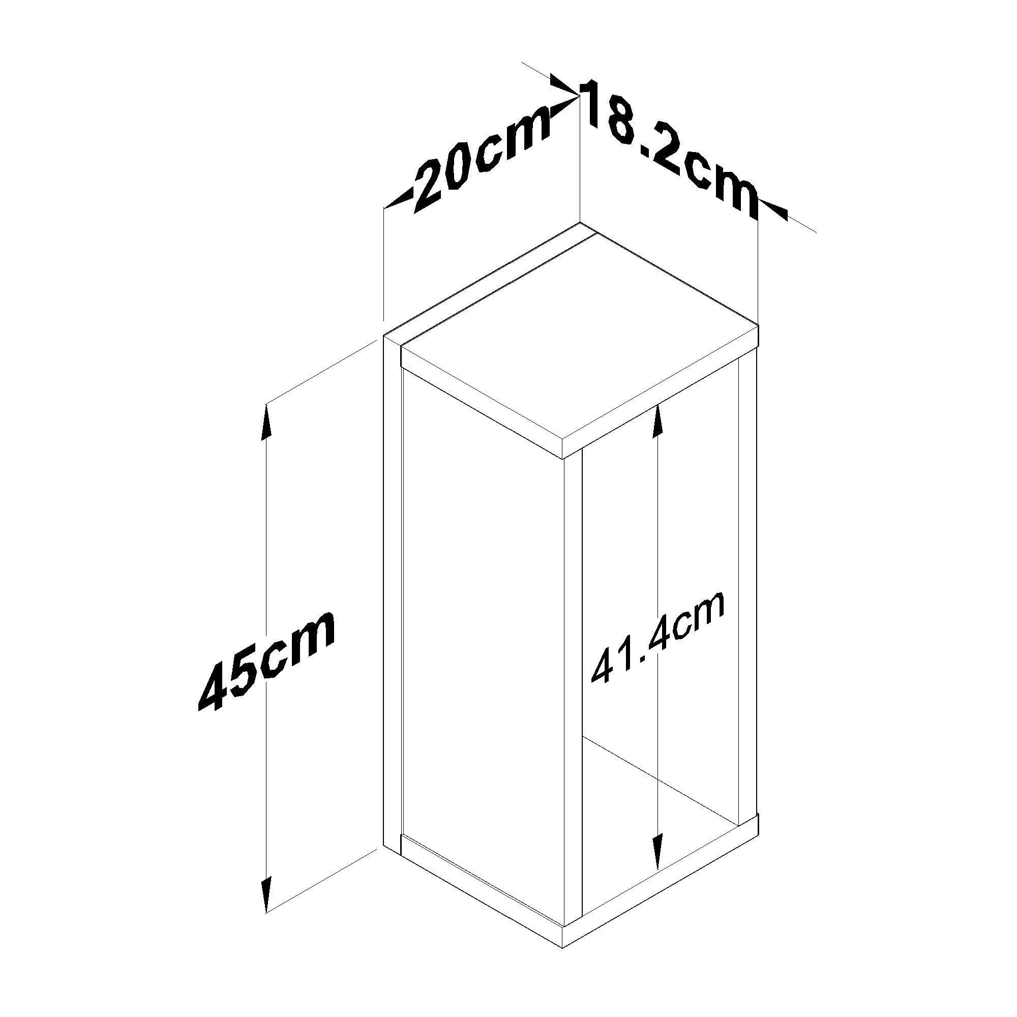 Rani AD105 Modern Gizli Bölmeli Sütun Yan Sehpa Traverten