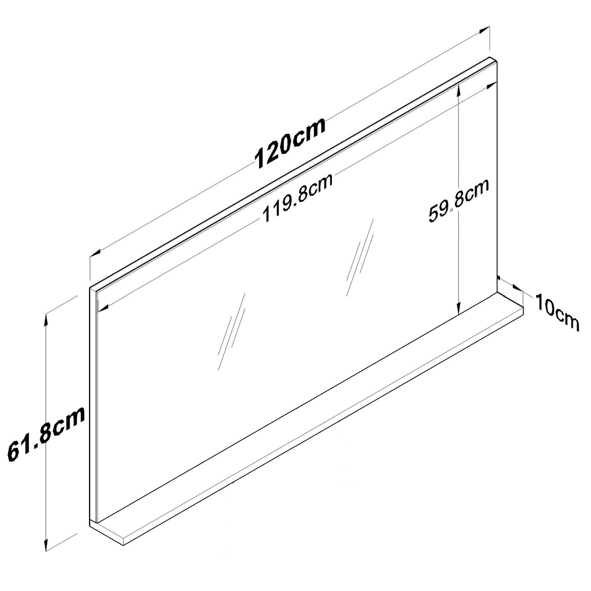 Rani EF116 Dekoratif Kulis Makyaj Aynası
