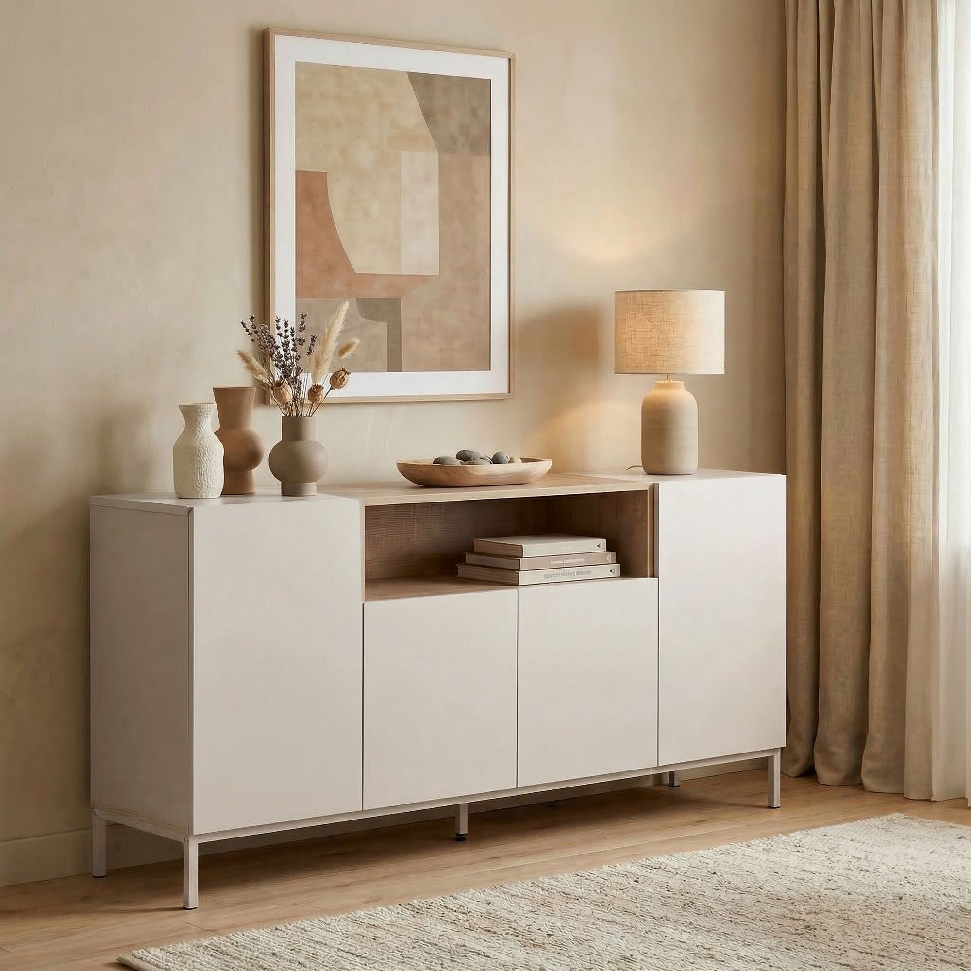 Rani Home Konsol Kumtaşı - Safir Meşe 160 Cm GD-5773