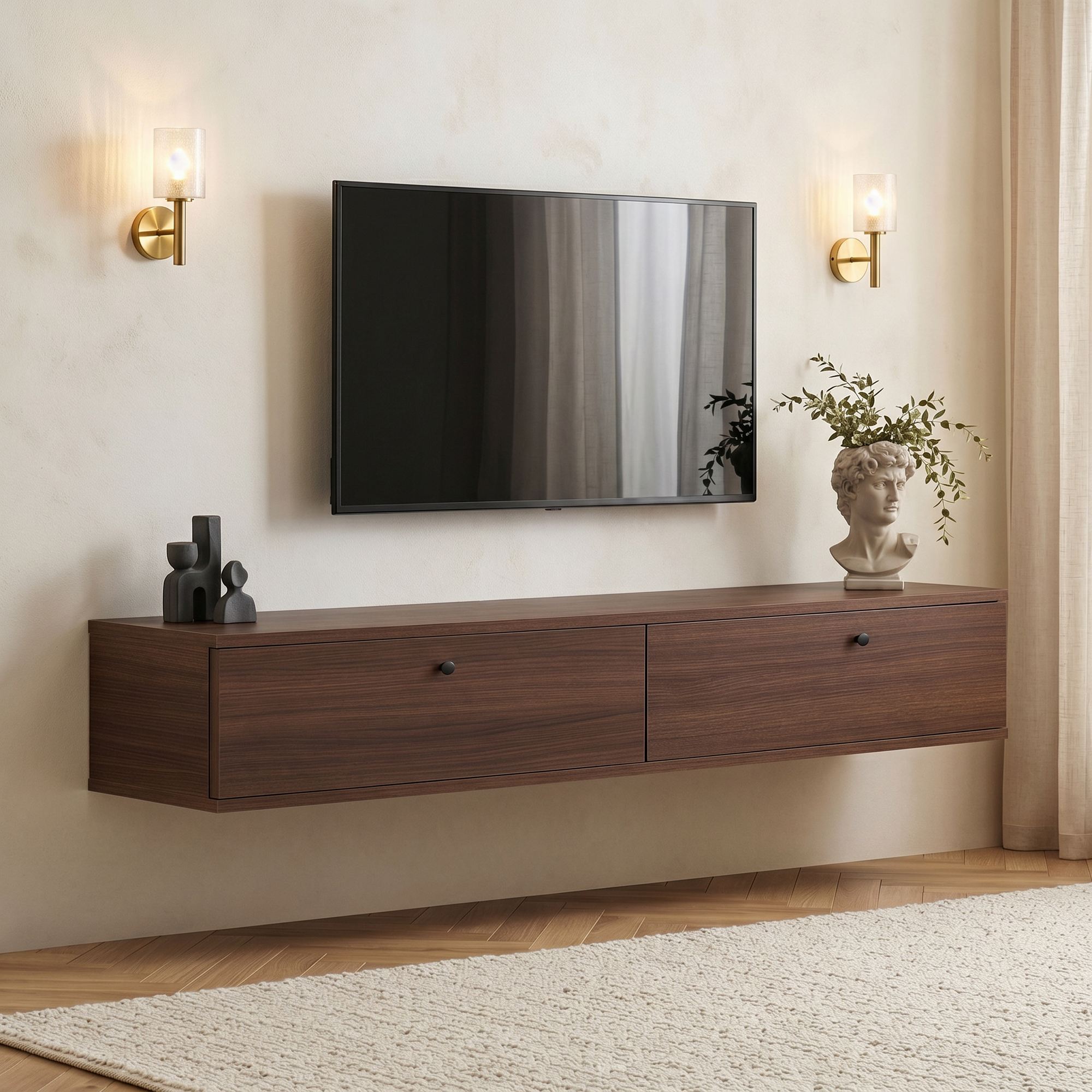 Rani Home Tv Ünitesi Milano Ceviz 160 Cm AA-5831