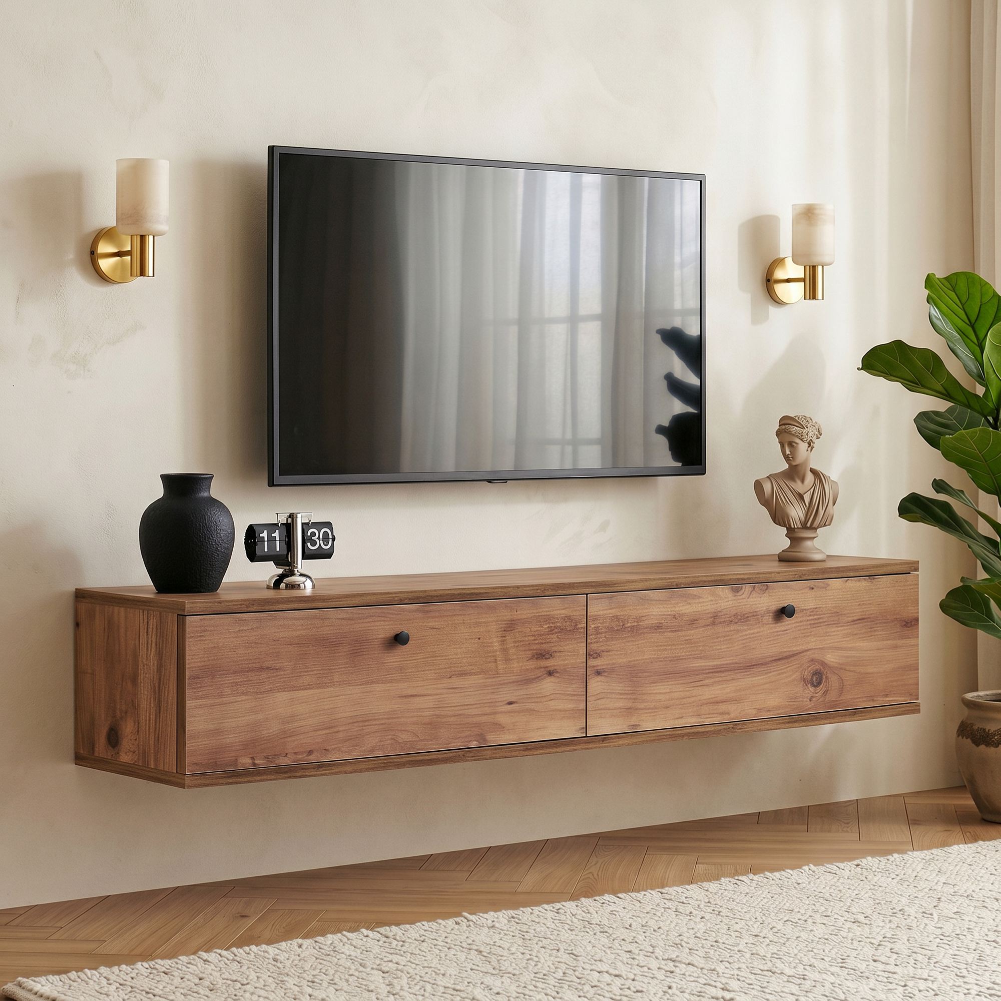 Rani Home Tv Ünitesi Atlantik Çam 140 Cm AA-5815