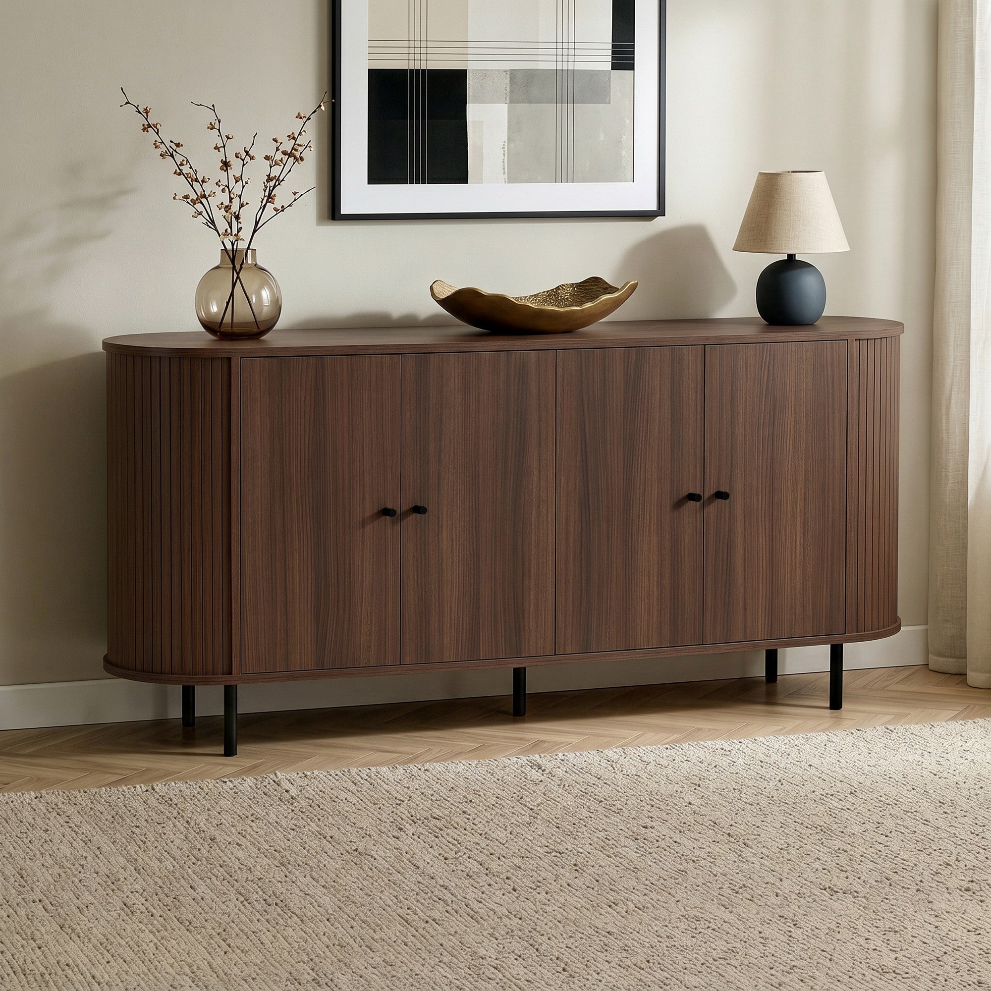 Rani Home Konsol Milano Ceviz 180 Cm GD-5800