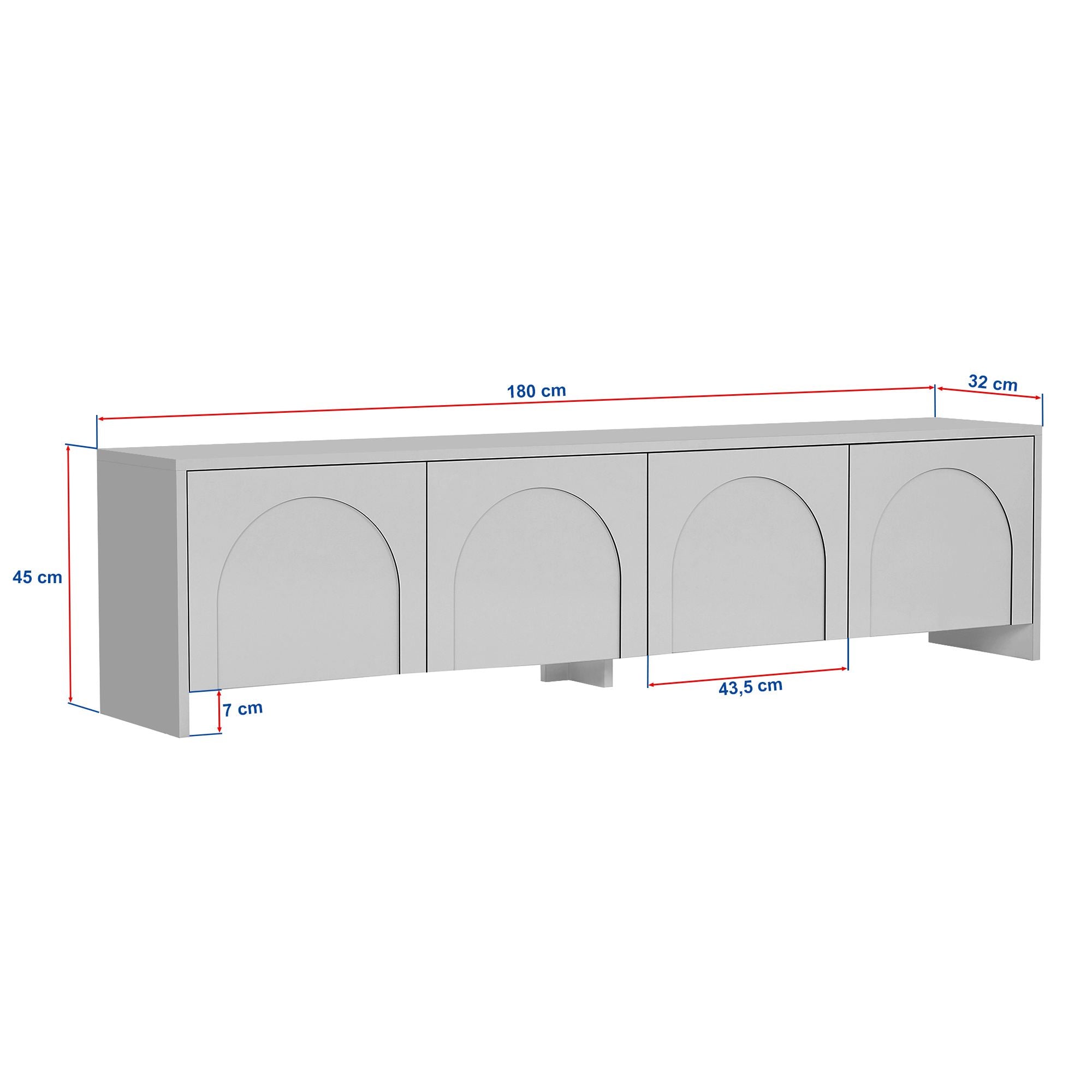 Rani Home Tv Ünitesi Beyaz 180 Cm AA-5348