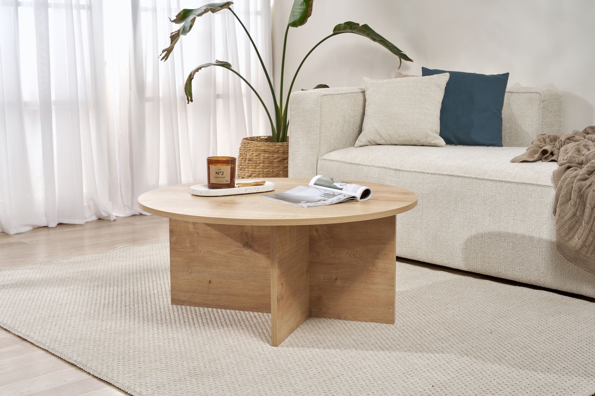 Rani Home Orta Sehpa Safir Meşe 90Cm AB-5391