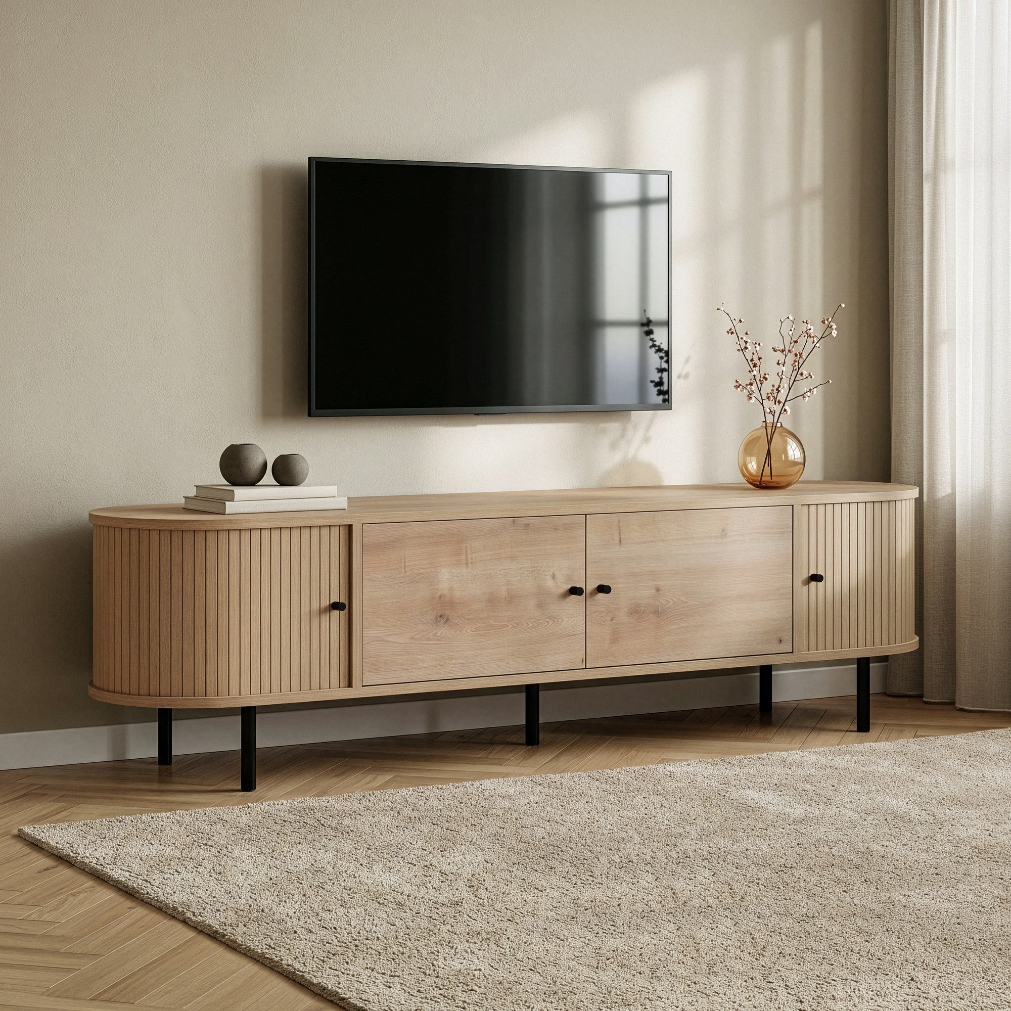 Rani Home Tv Ünitesi Atlantik Çam 180 Cm AA-6217