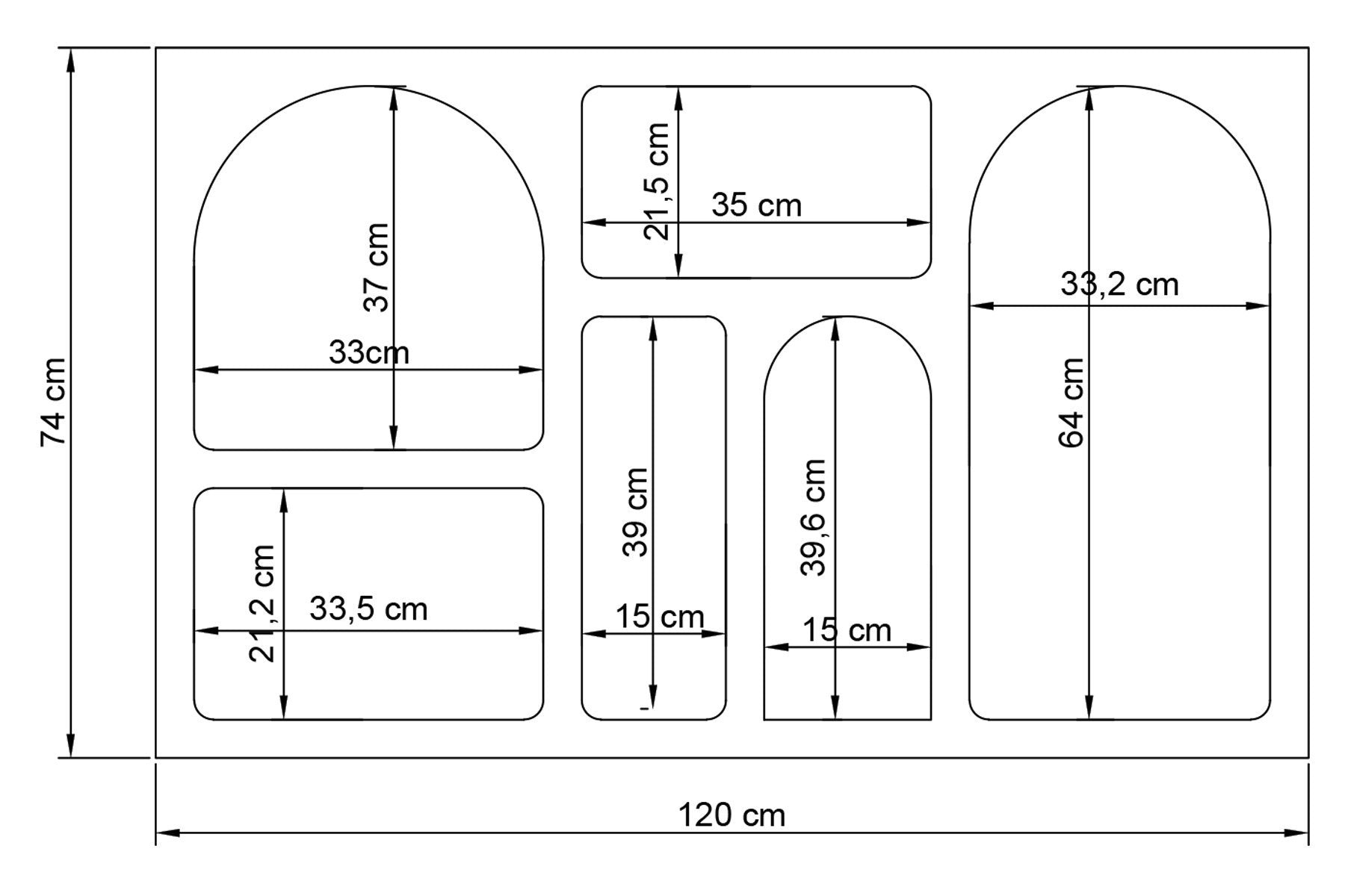 Rani Home Konsol Beyaz 120Cm GD-5337