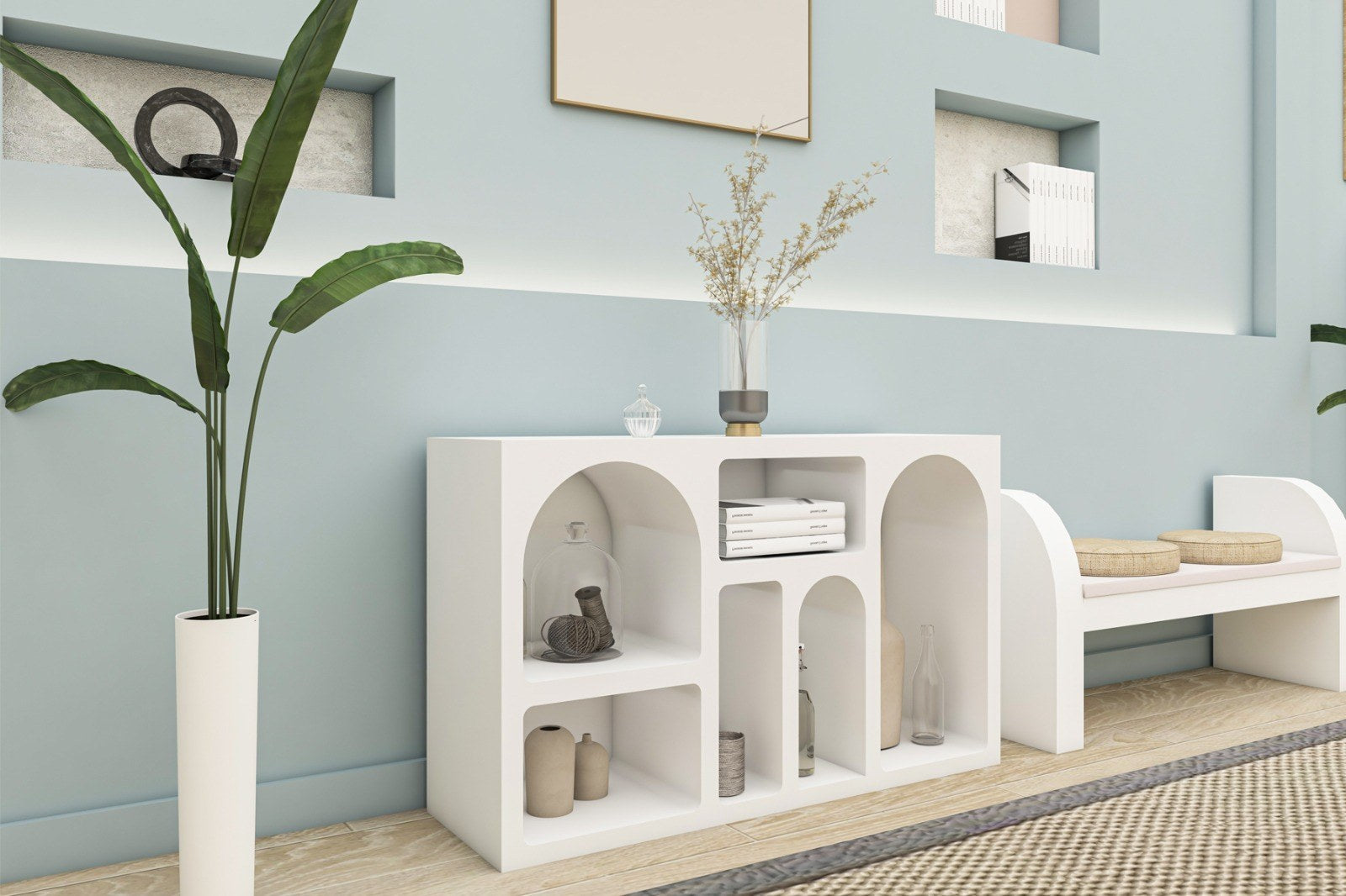 Rani Home Konsol Beyaz 120Cm GD-5337