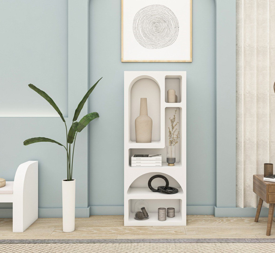 Rani Home Kitaplık Beyaz 60Cm HC-5340