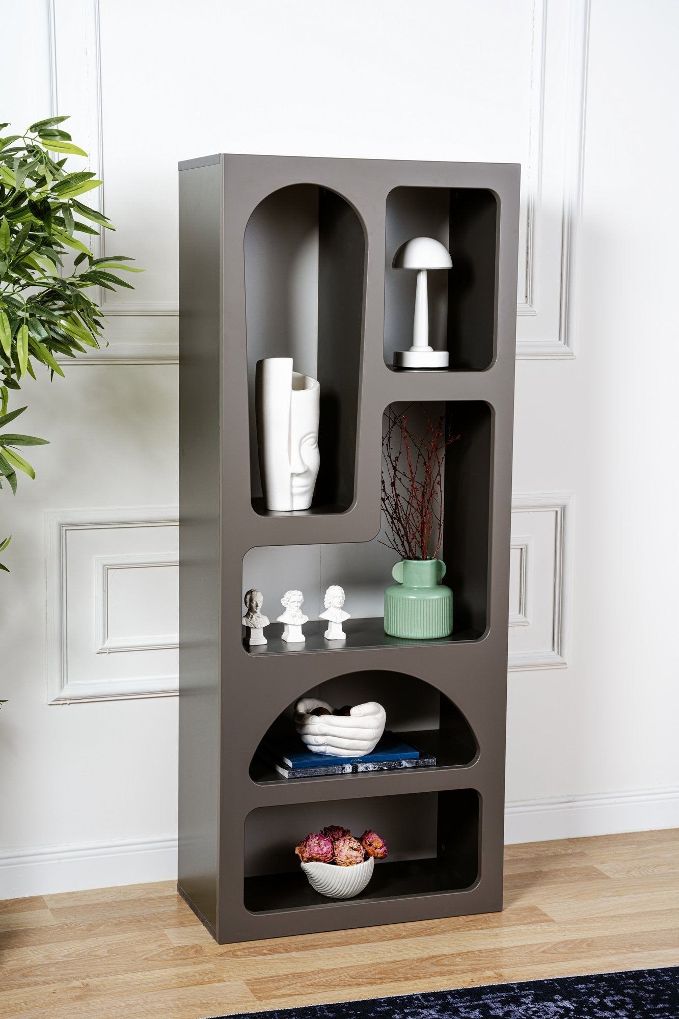 Rani Home Kitaplık Antrasit 60Cm HC-5338