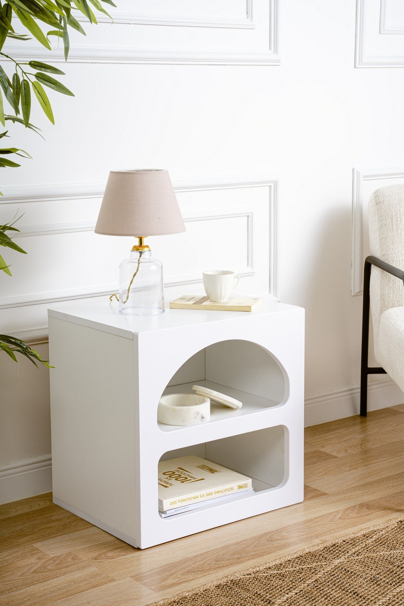 Rani Home Komodin Beyaz 50Cm BD-5330