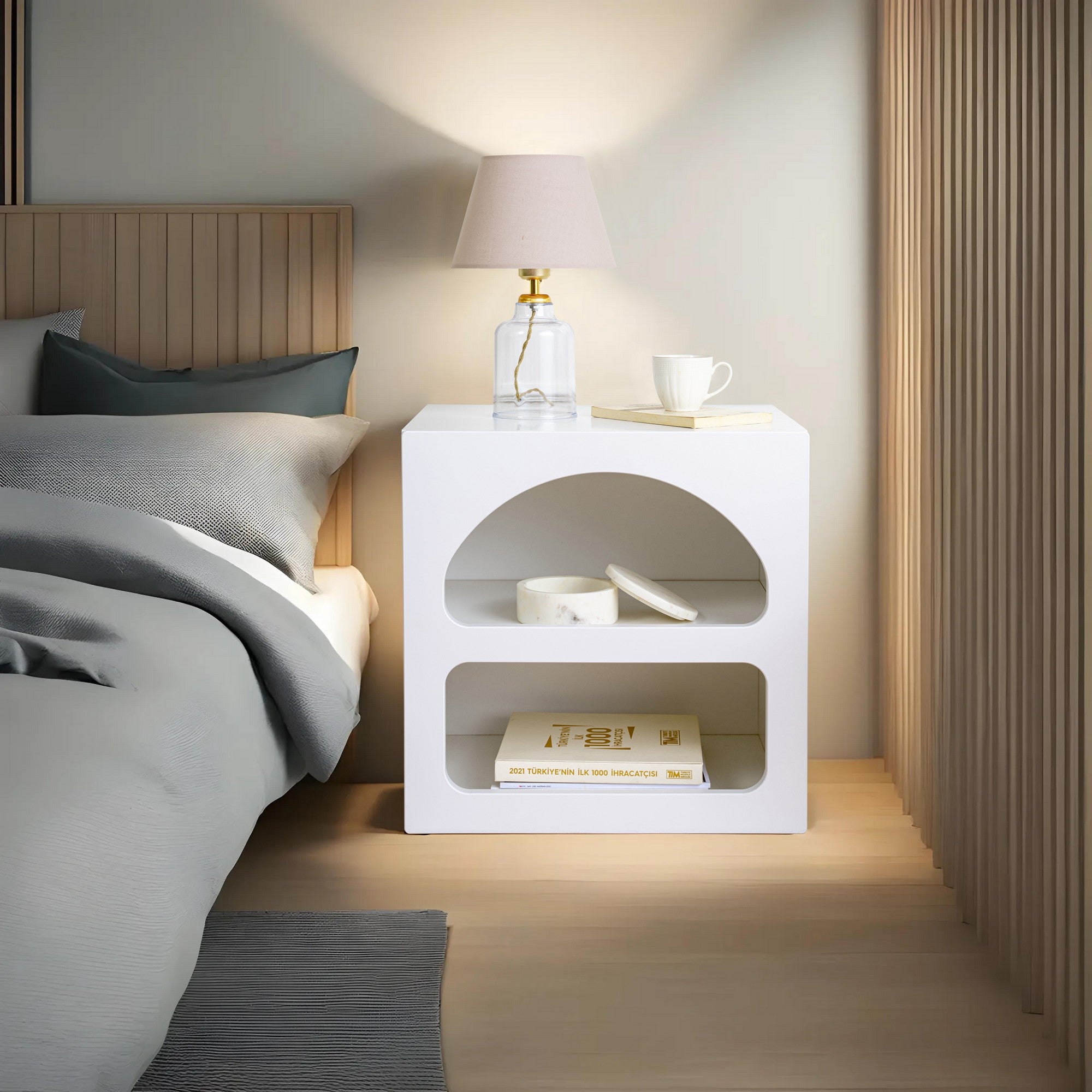 Rani Home Komodin Beyaz 50Cm BD-5330