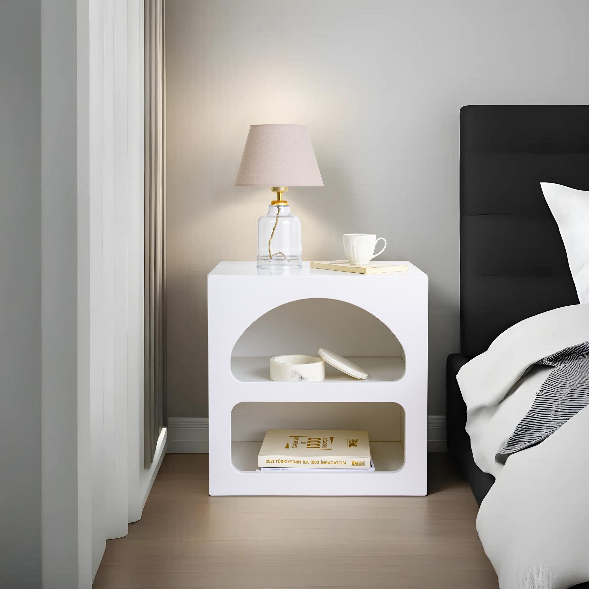 Rani Home Komodin Beyaz 50Cm BD-5330