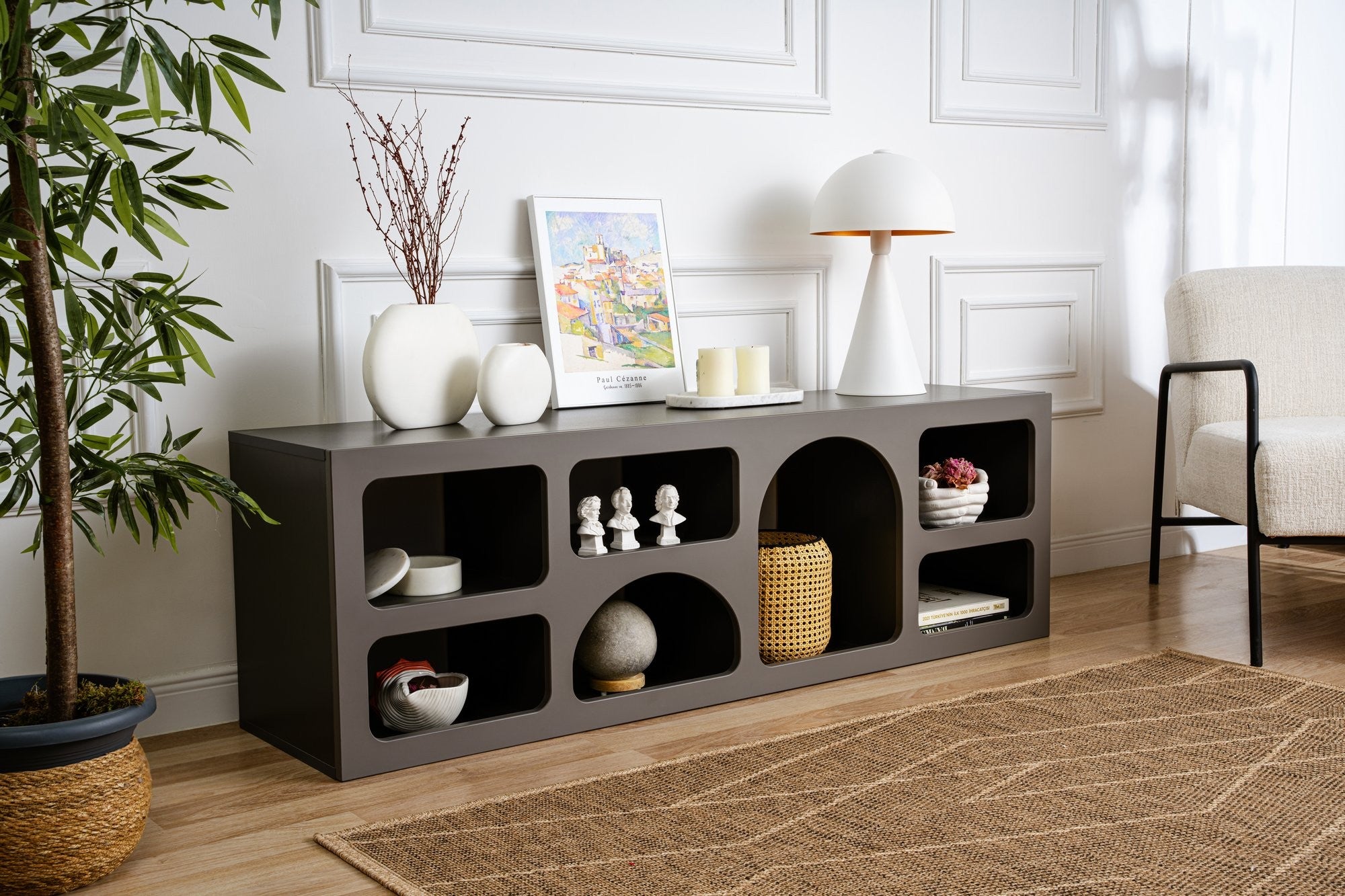 Rani Home Konsol Antrasit 160Cm GD-5341