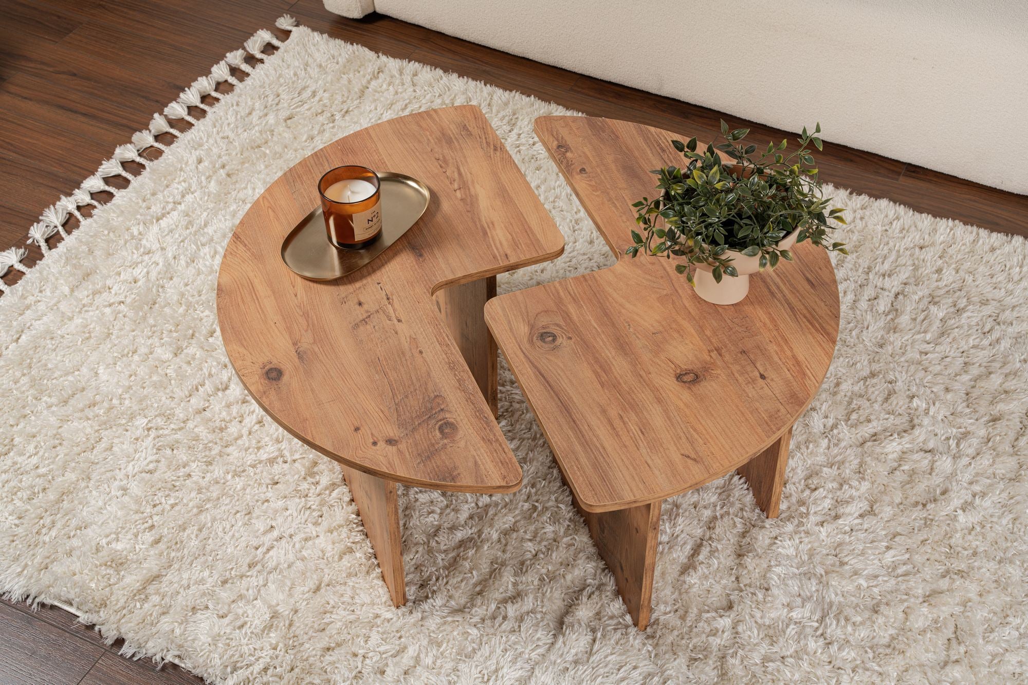 Rani Home Orta Sehpa Atlantik Çam 90Cm AB-5371