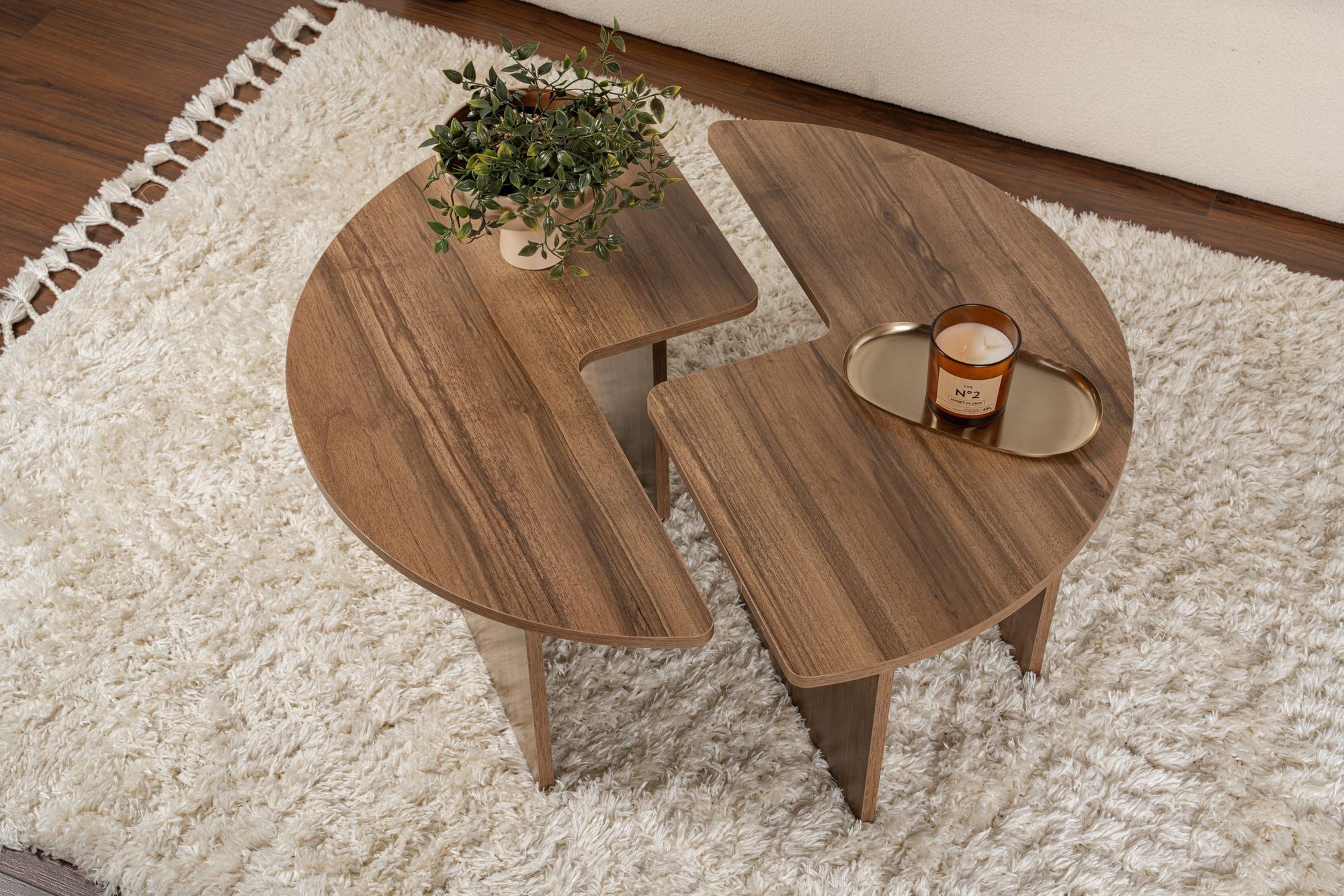Rani Home Orta Sehpa Venezia Ceviz 90Cm AB-5376