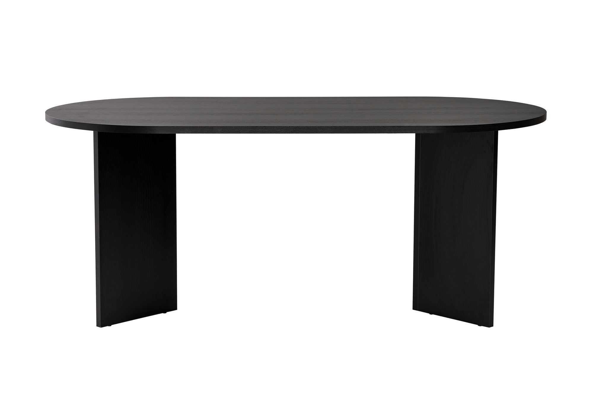 Rani Home Yemek Masası Ahşap Desenli Siyah 180Cm GA-5317