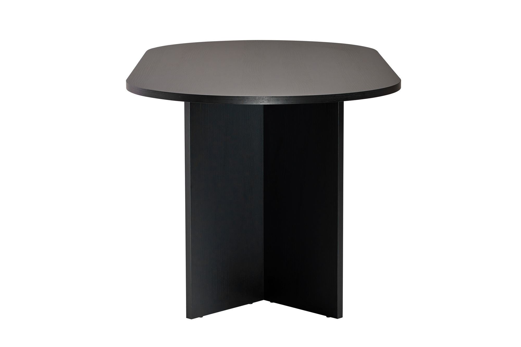 Rani Home Yemek Masası Ahşap Desenli Siyah 180Cm GA-5317
