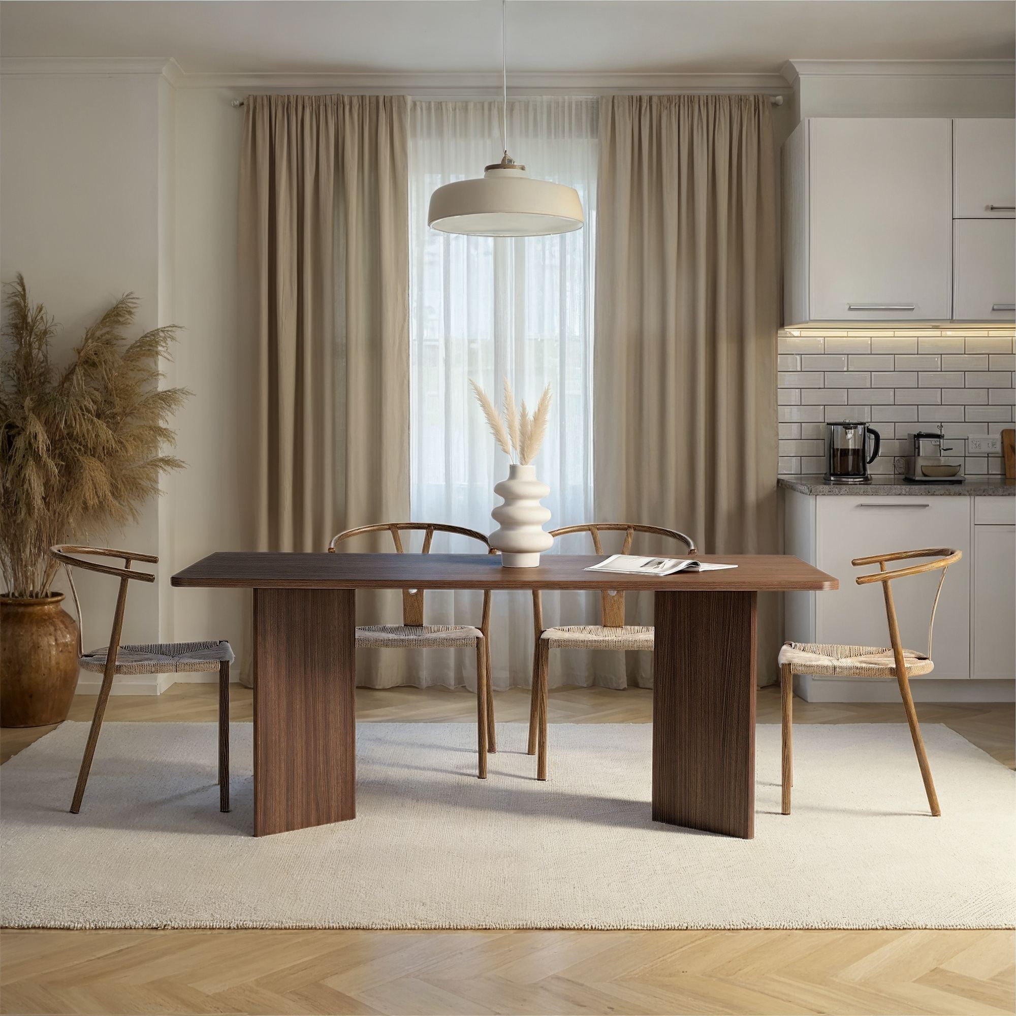 Rani Home Yemek Masası Milano Ceviz 180Cm GA-5358