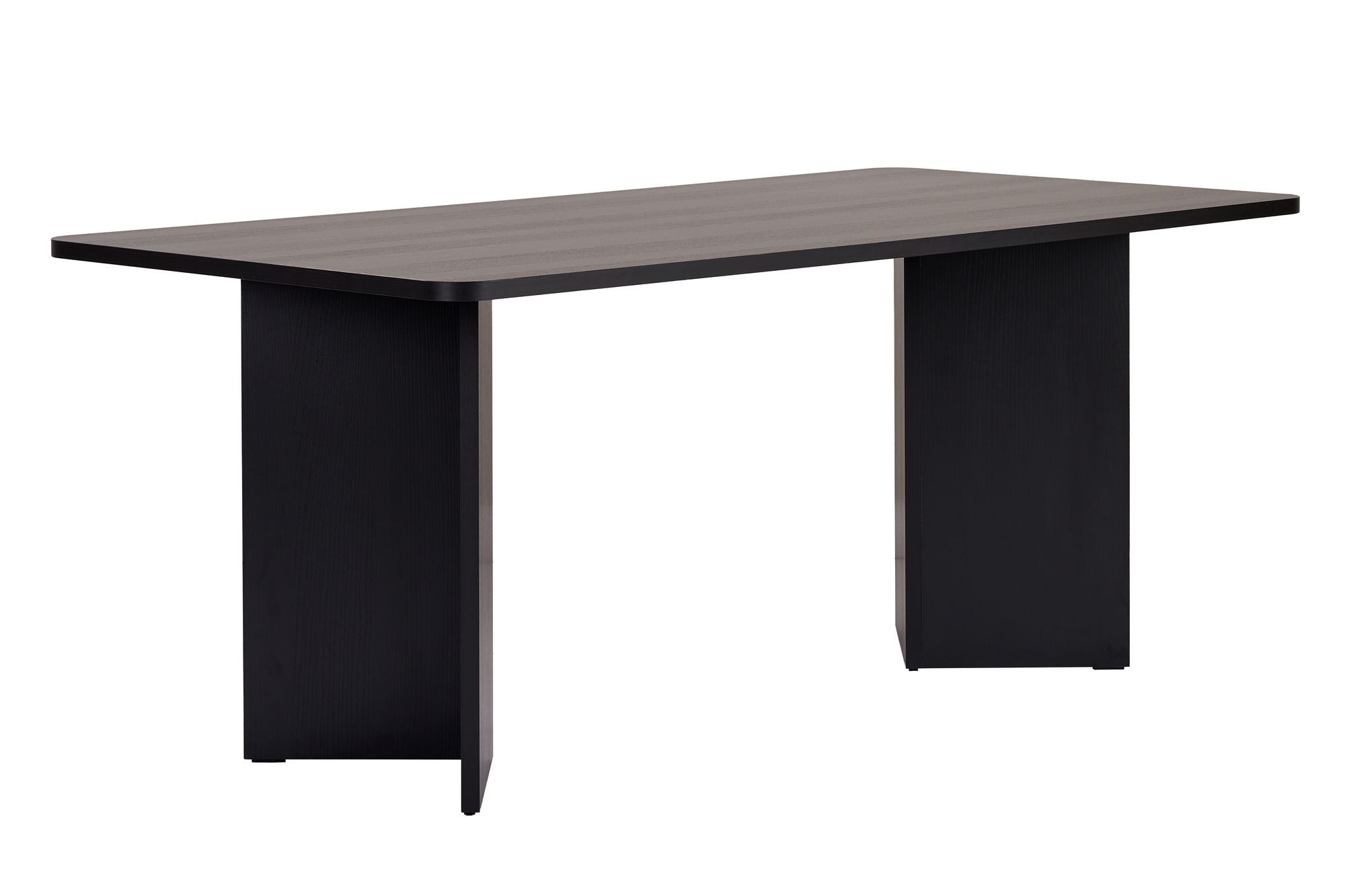 Rani Home Yemek Masası Ahşap Desenli Siyah 180 Cm GA-5360