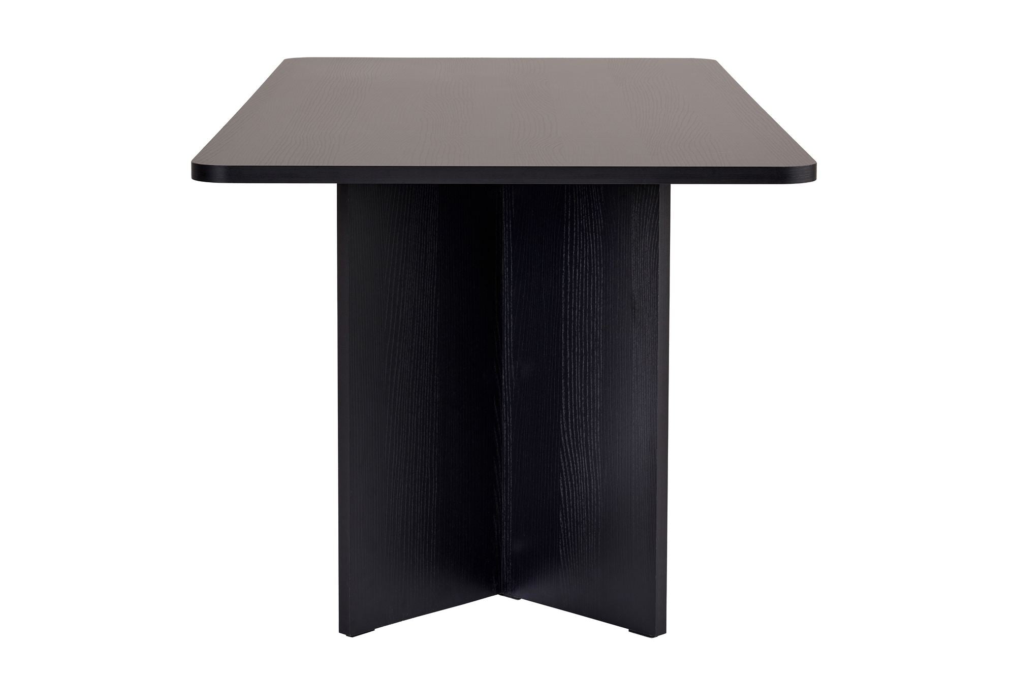 Rani Home Yemek Masası Ahşap Desenli Siyah 180 Cm GA-5360