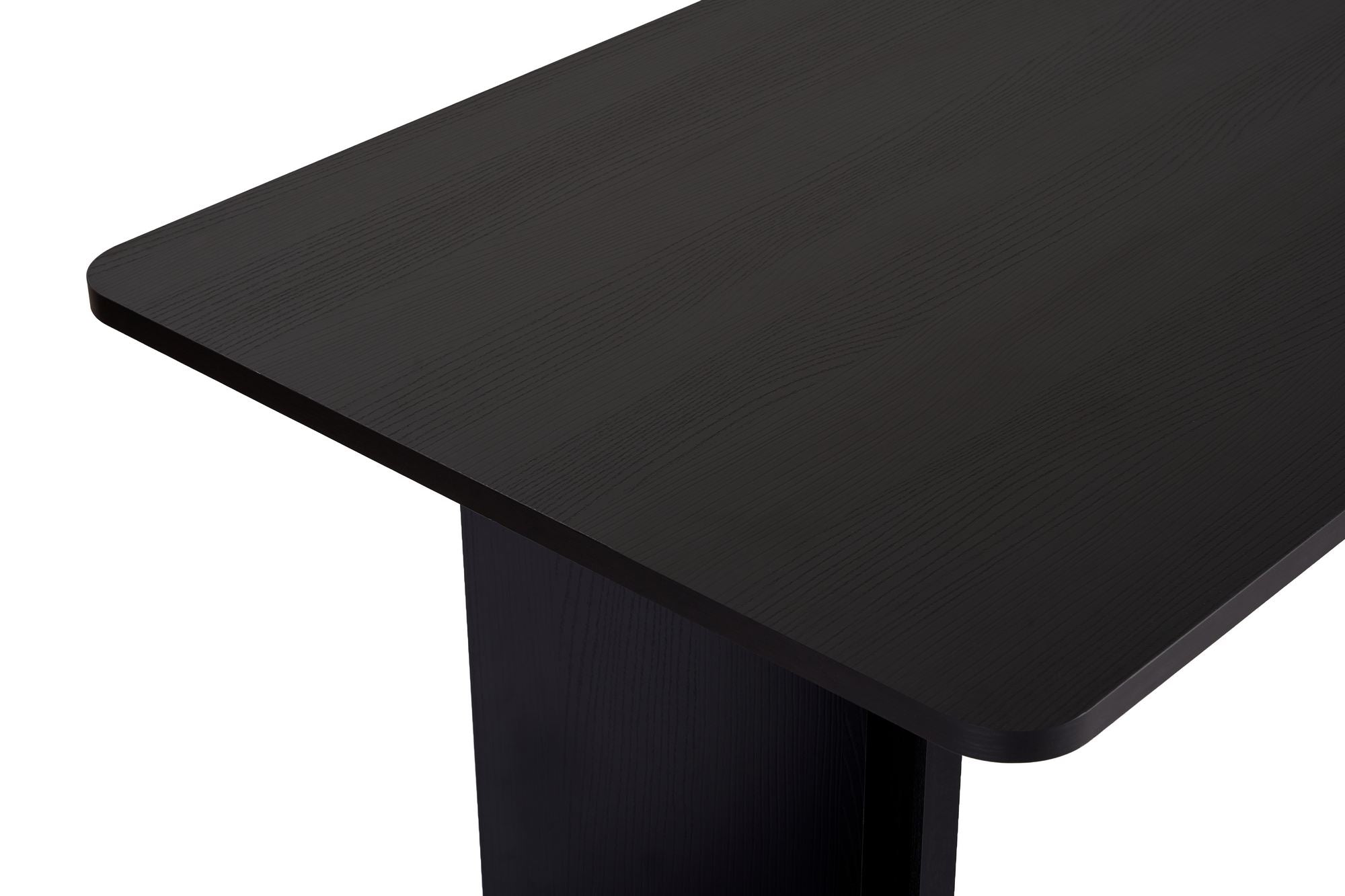 Rani Home Yemek Masası Ahşap Desenli Siyah 180 Cm GA-5360