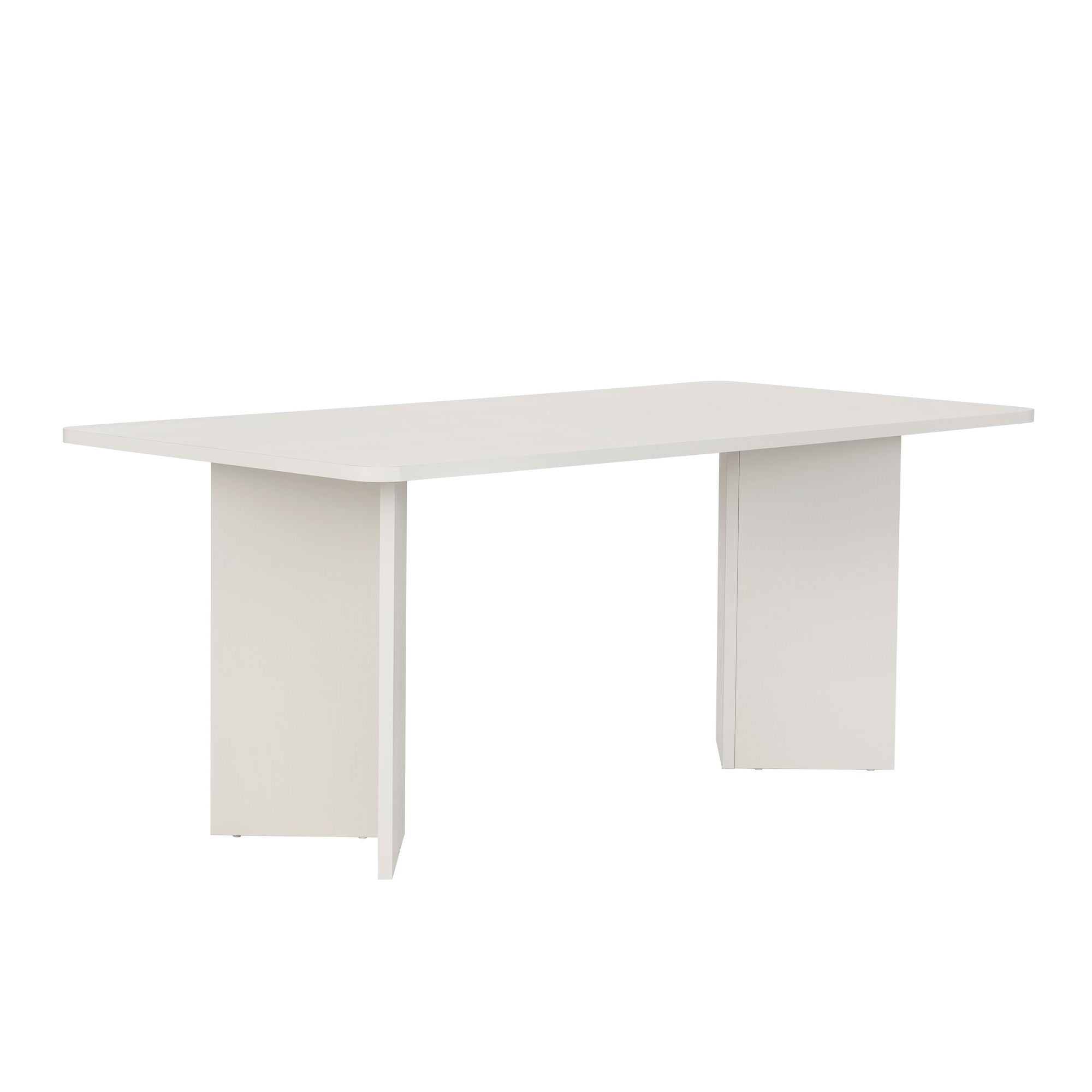 Rani Home Yemek Masası Ahşap Desenli Beyaz 180 Cm GA-5361