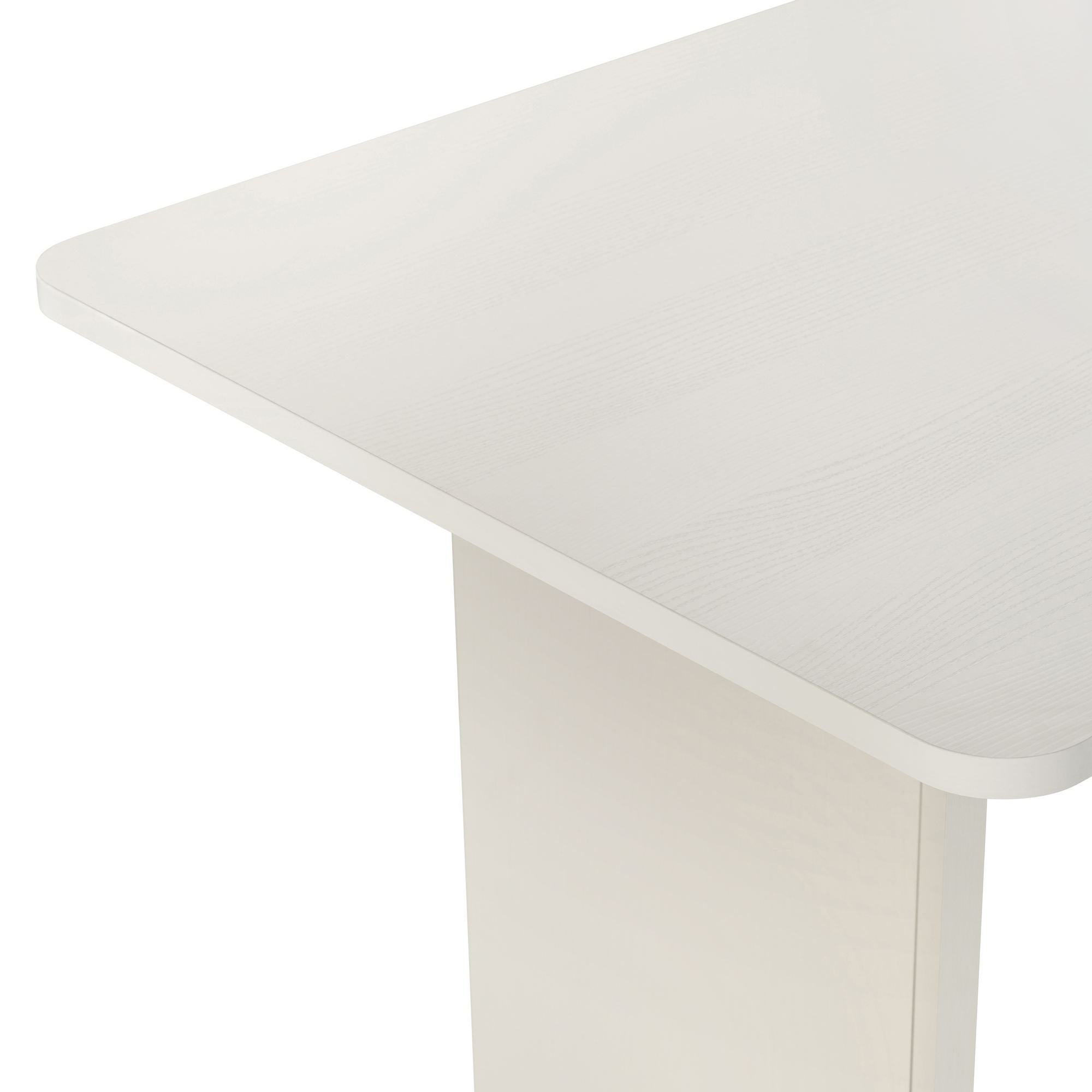 Rani Home Yemek Masası Ahşap Desenli Beyaz 180 Cm GA-5361