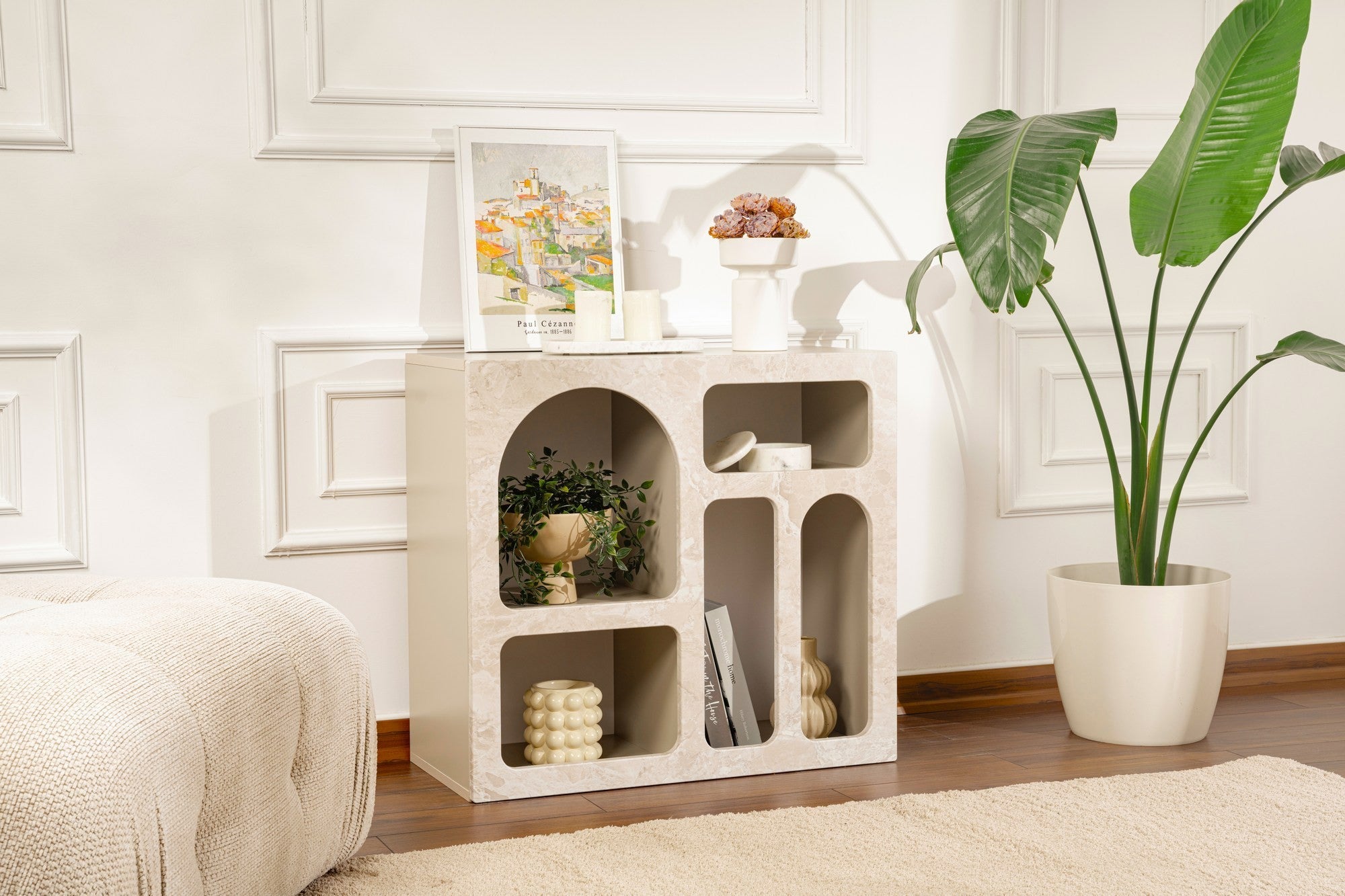 Rani Home Konsol Kumtaşı Mermer Desen 80Cm GD-5332