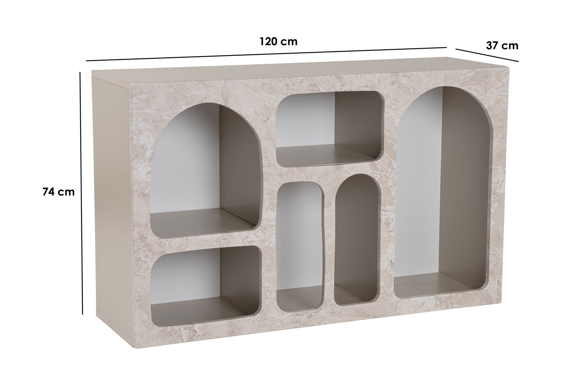 Rani Home Konsol Kumtaşı Mermer Desen 120Cm GD-5336