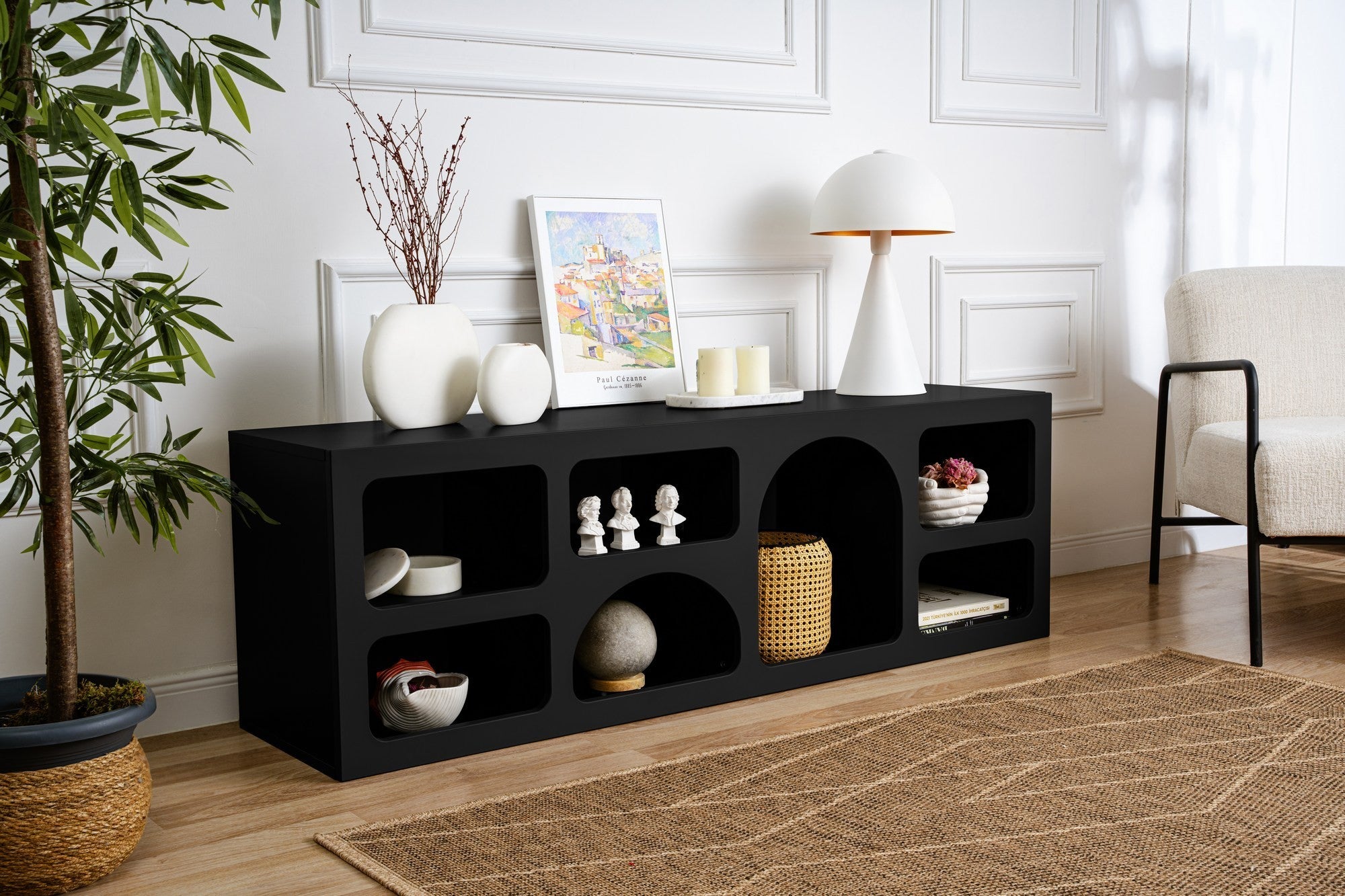 Rani Home Konsol Siyah 160Cm GD-5334
