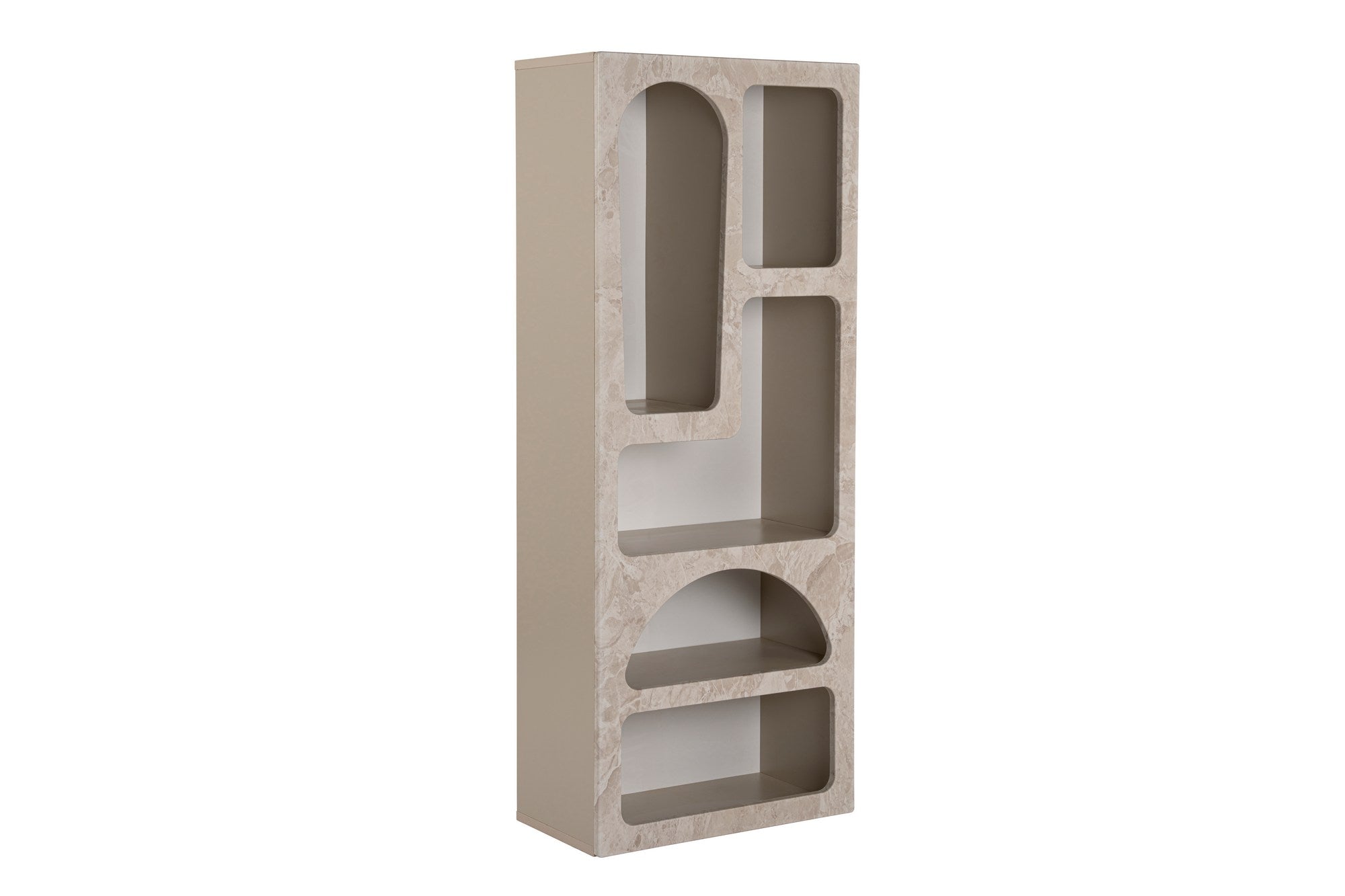 Rani Home Kitaplık Kumtaşı Mermer Desen 60Cm HC-5339