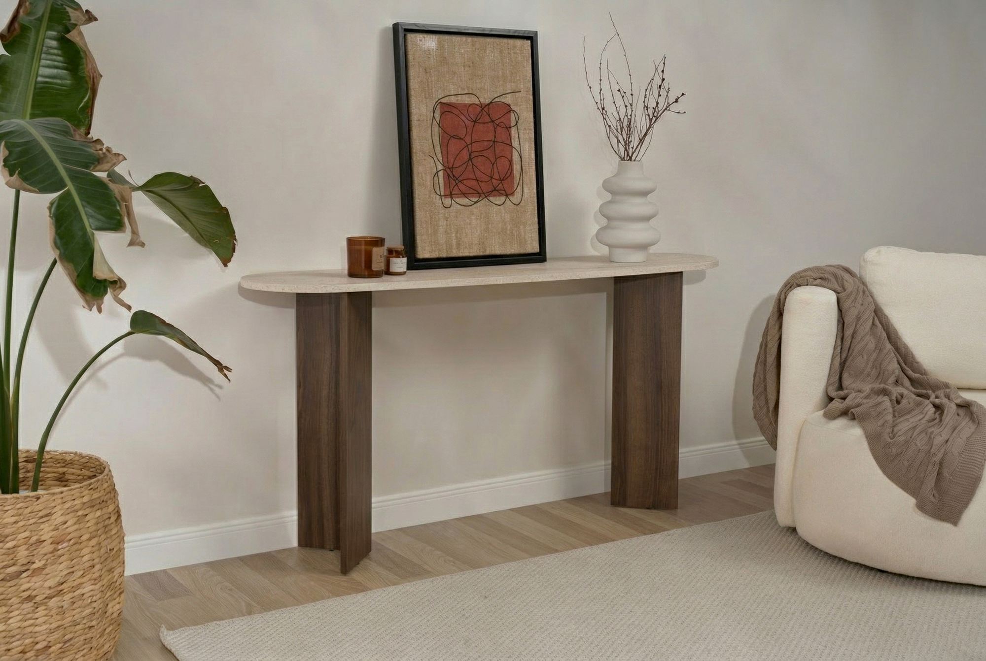 Rani Home Dresuar Traverten - Venedik Cevizi 150 Cm EG-5355