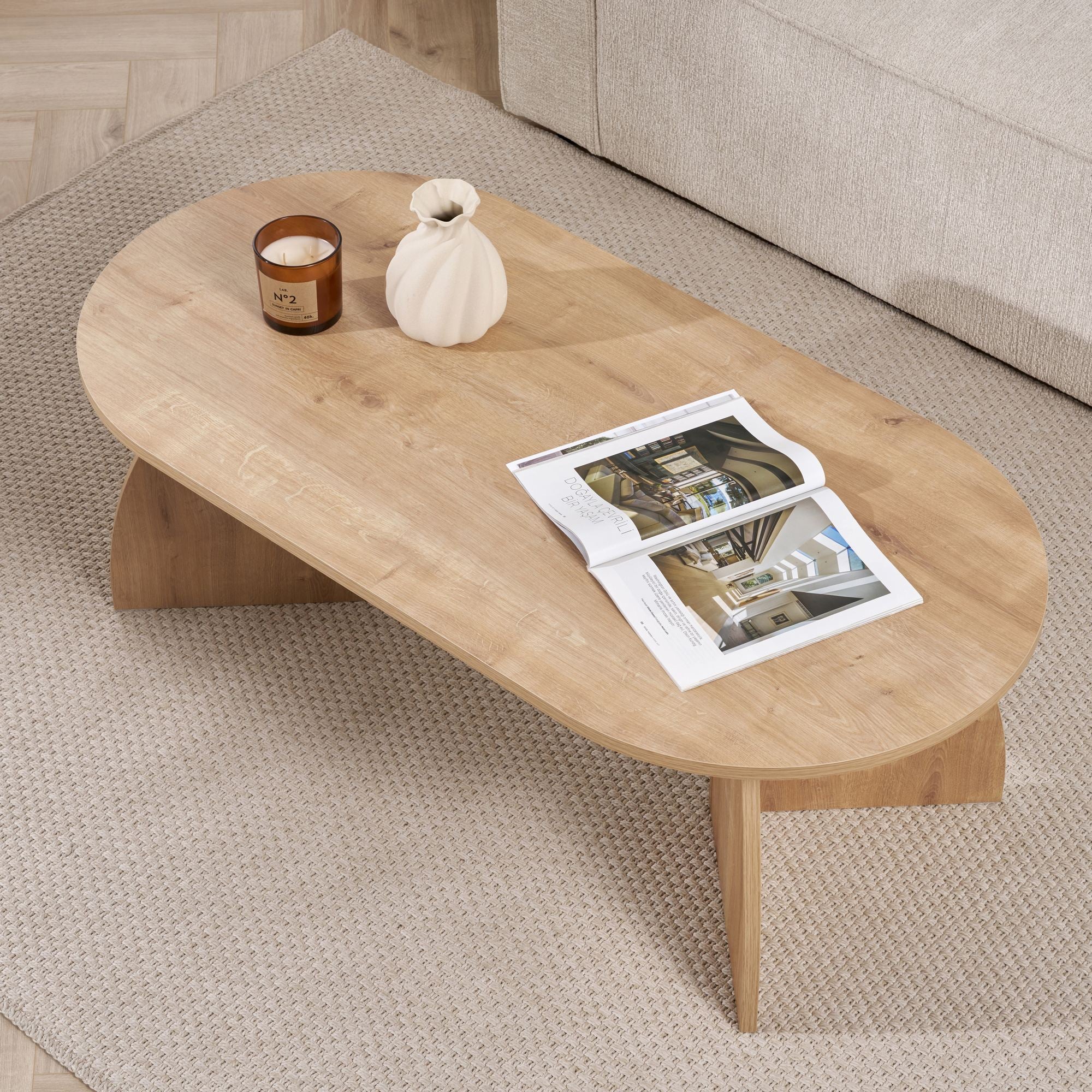 Rani Home Orta Sehpa Safir Meşe 120Cm AB-5302