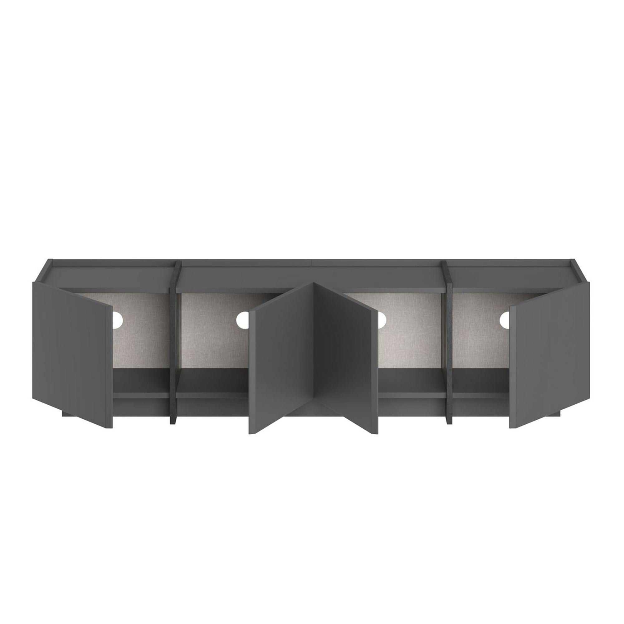 Rani Home Tv Ünitesi Antrasit - Siyah 180Cm AA-5325