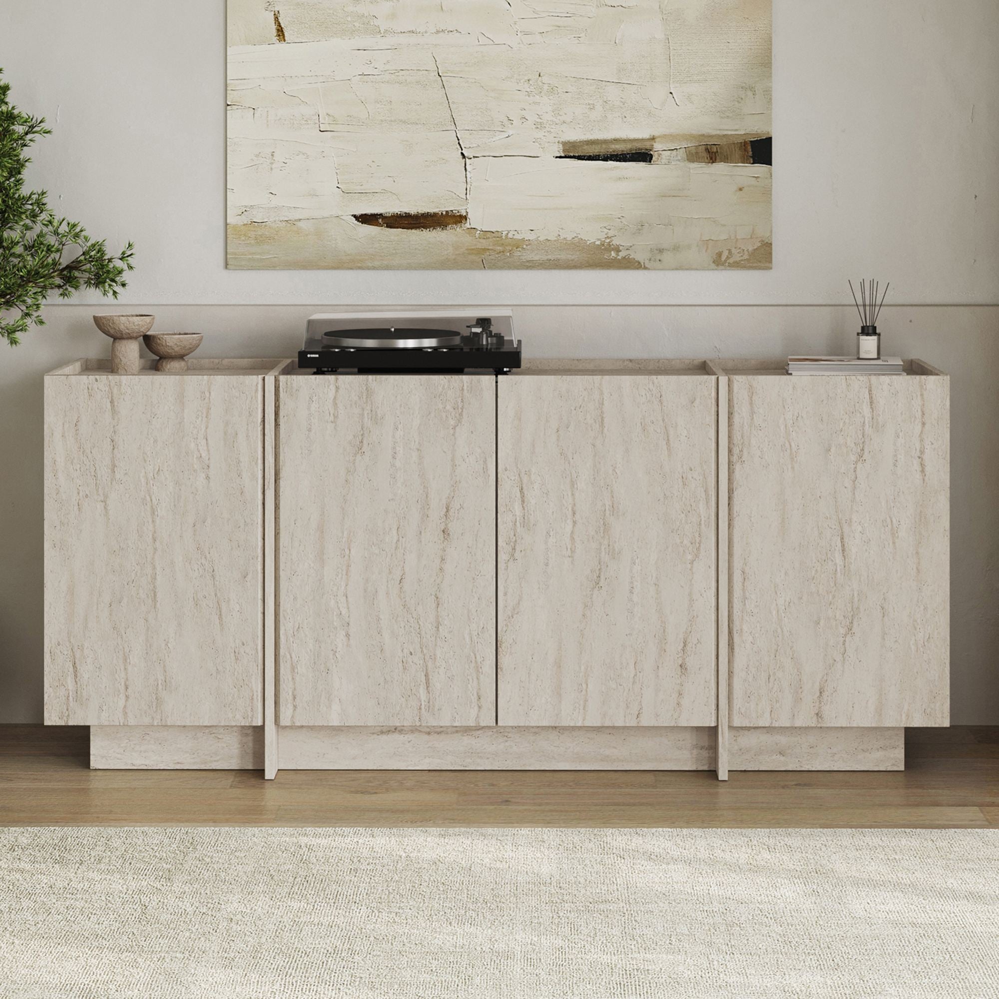 Rani Home Konsol Traverten 180Cm GD-5519