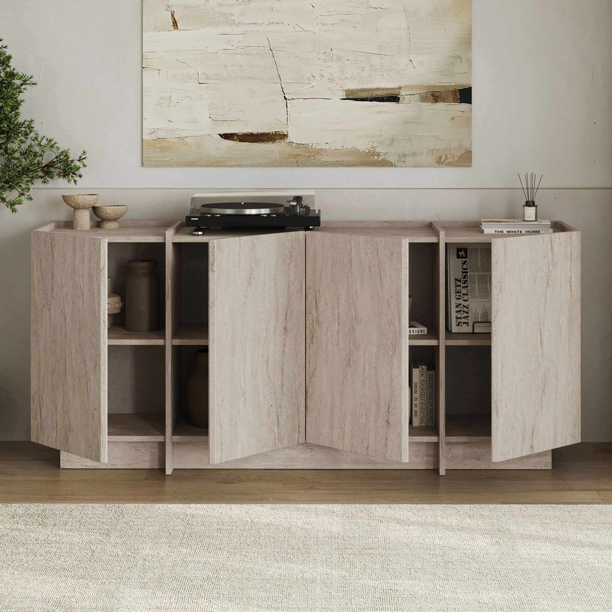 Rani Home Konsol Traverten 180Cm GD-5519