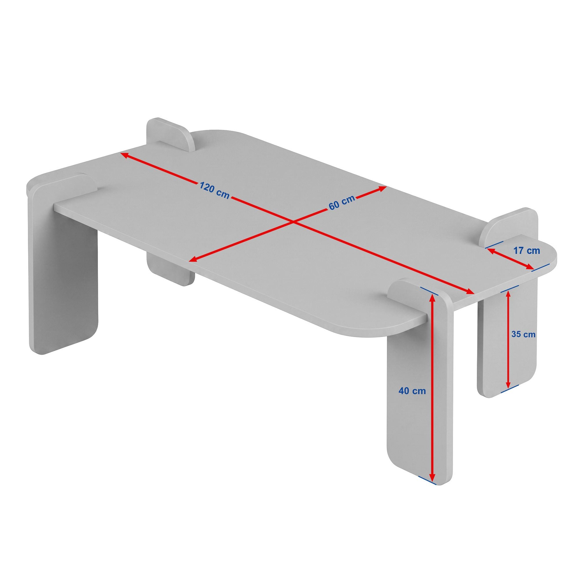 Rani Home Orta Sehpa Traverten - Venedik Ceviz 147 Cm AB-5741