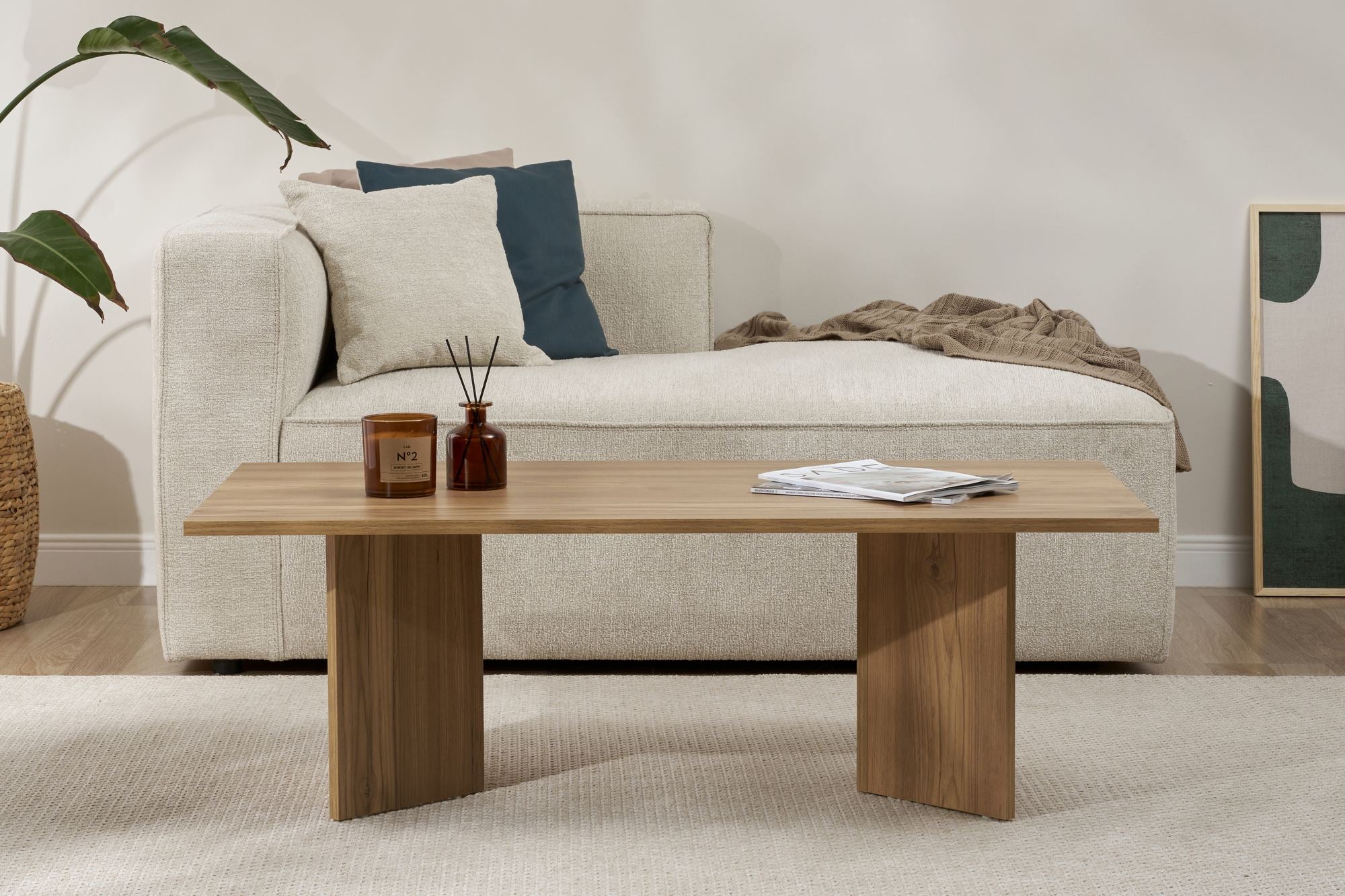Rani Home Orta Sehpa Meşe 119Cm AB-5369