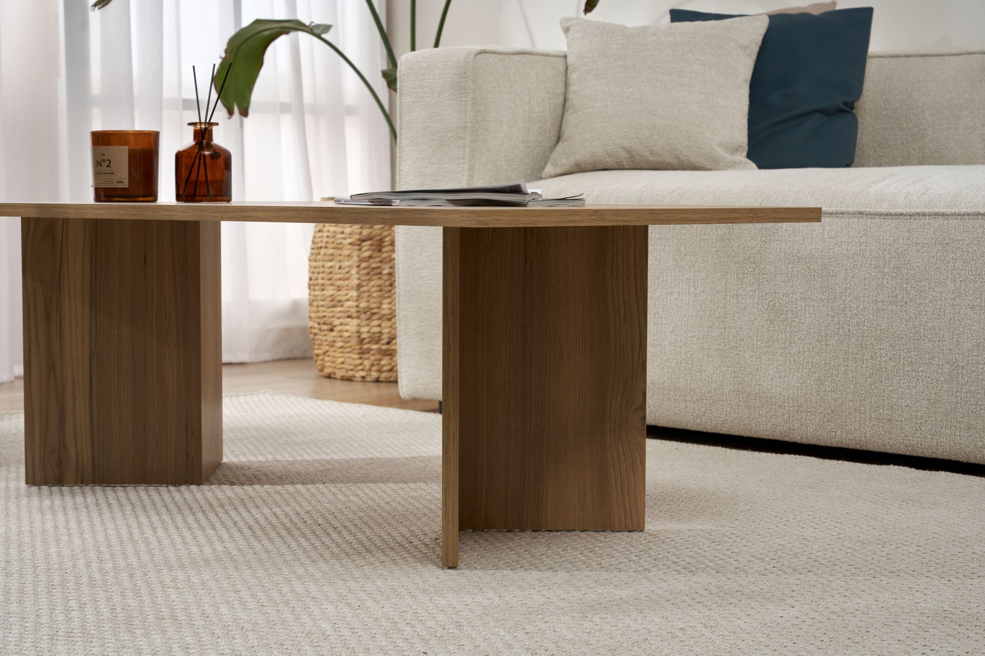 Rani Home Orta Sehpa Meşe 119Cm AB-5369