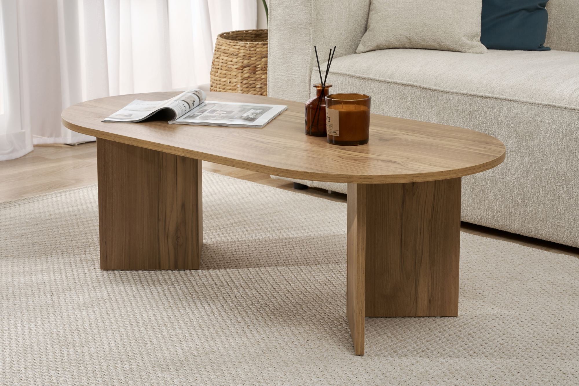 Rani Home Orta Sehpa Meşe 119Cm AB-5293